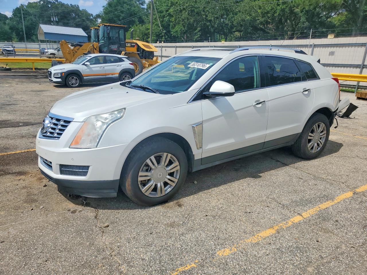 2015 Cadillac Srx Luxury Collection White vin: 3GYFNBE30FS610227