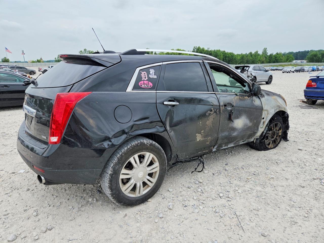 2015 Cadillac Srx Luxury Collection Black vin: 3GYFNBE30FS619915
