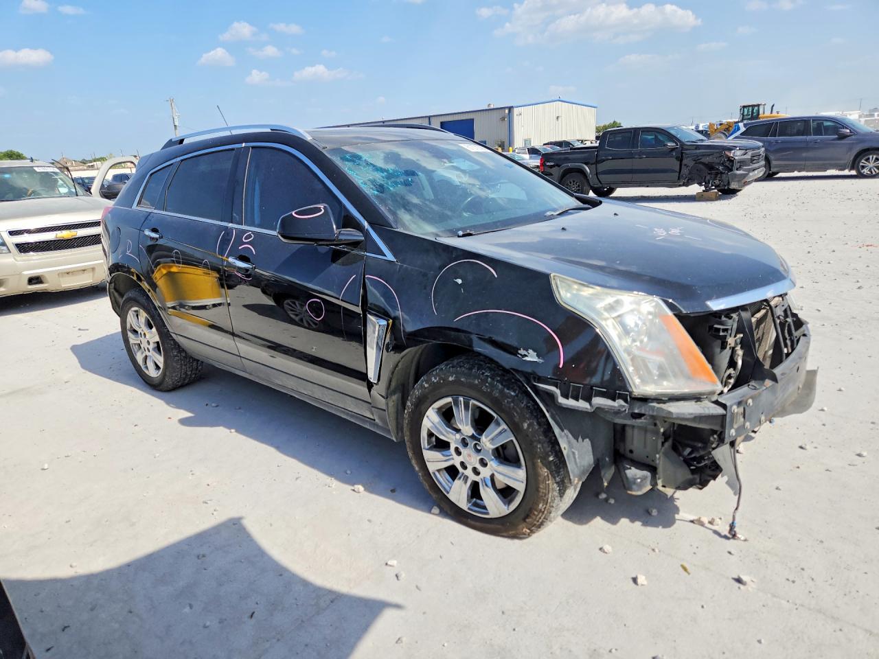 2016 Cadillac Srx Luxury Collection Black vin: 3GYFNBE30GS558423
