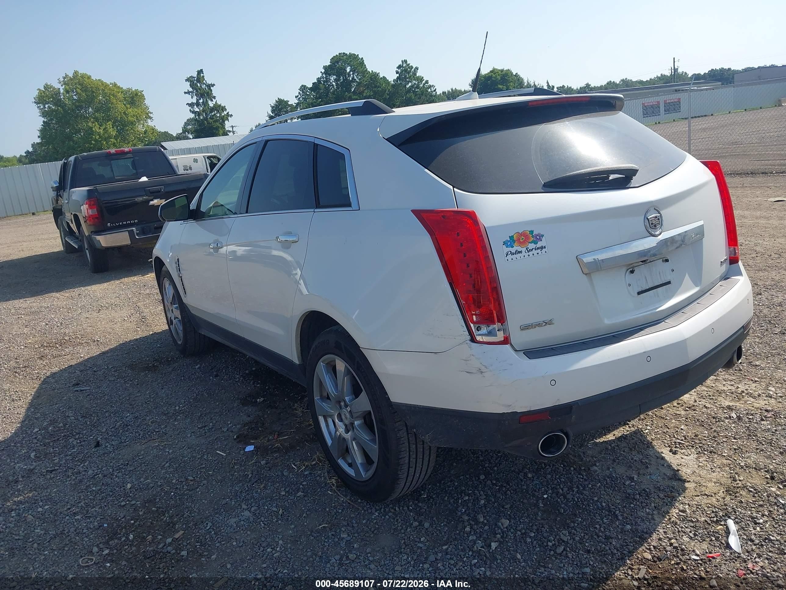 2012 Cadillac Srx Performance Collection White vin: 3GYFNBE31CS612676