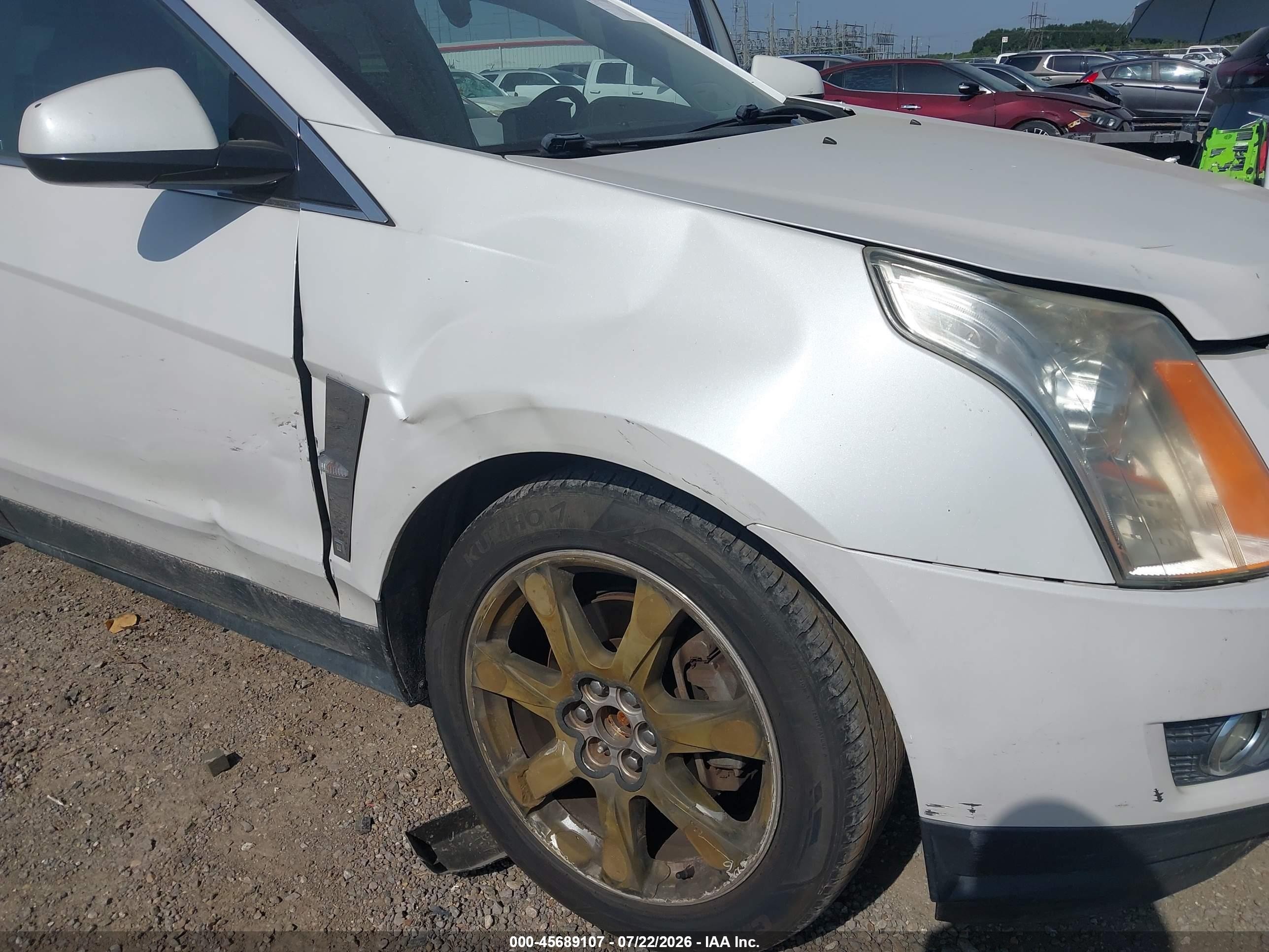 2012 Cadillac Srx Performance Collection White vin: 3GYFNBE31CS612676
