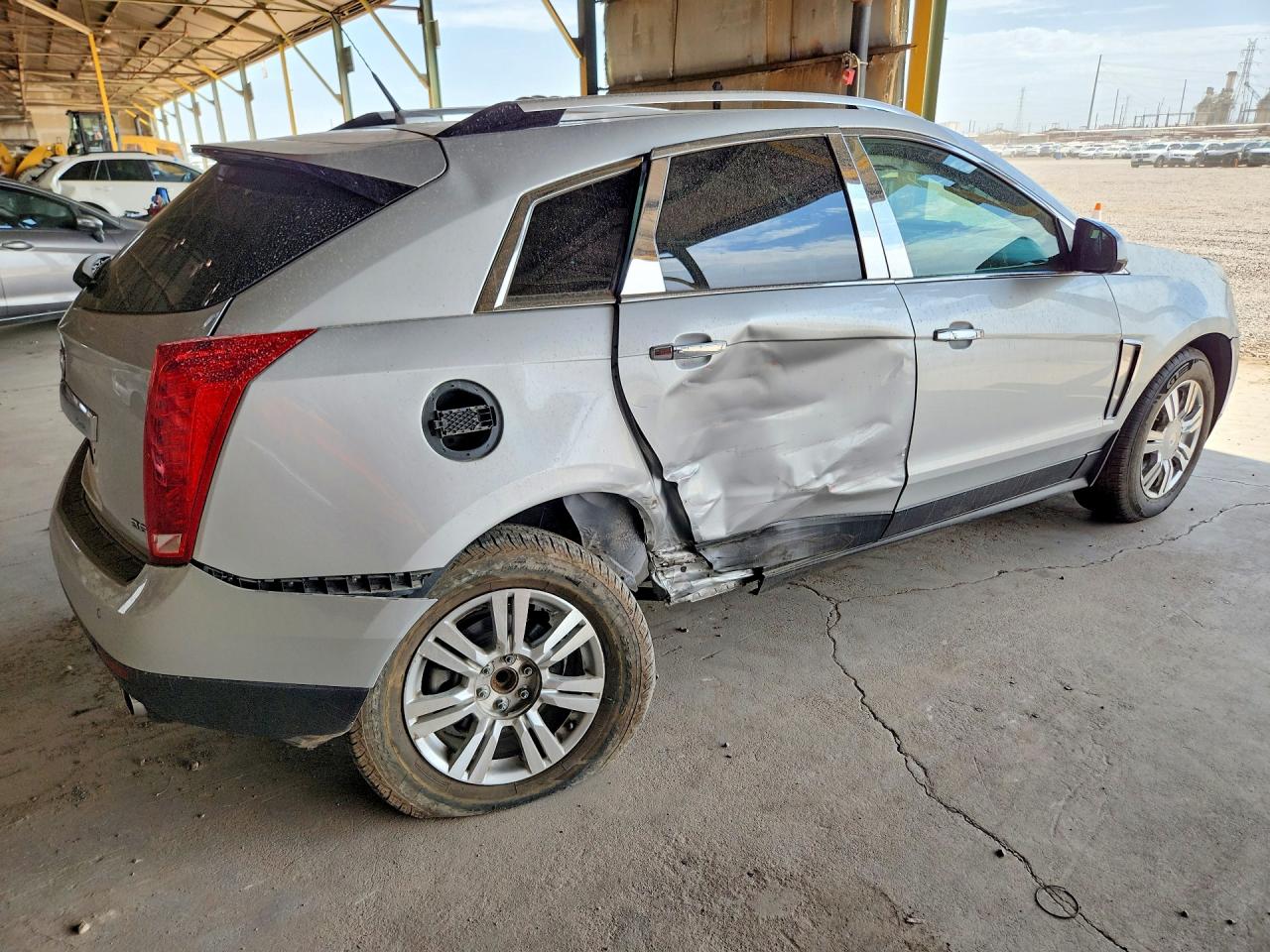 2014 Cadillac Srx Luxury Collection Silver vin: 3GYFNBE31ES516825