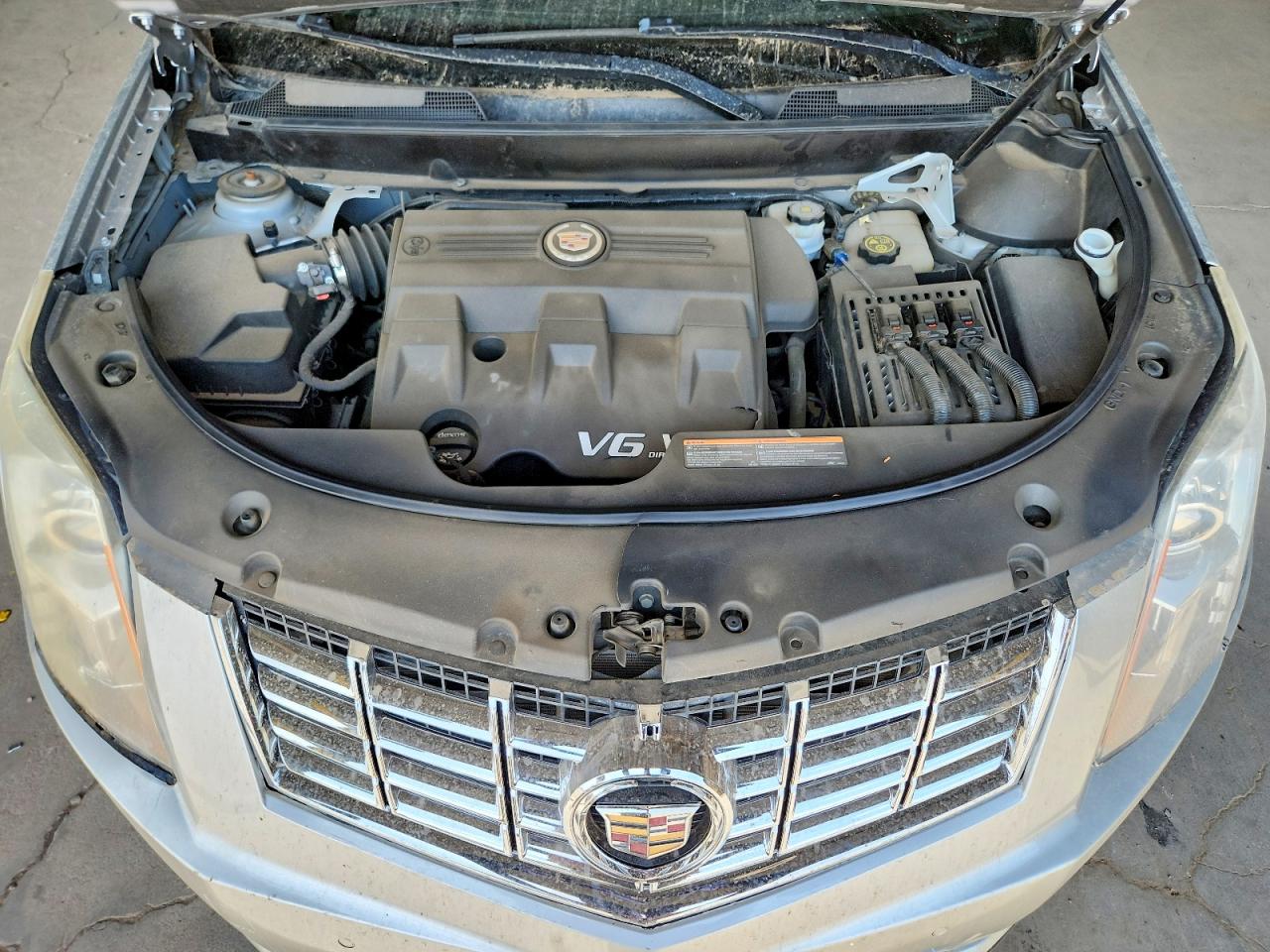 2014 Cadillac Srx Luxury Collection Silver vin: 3GYFNBE31ES516825