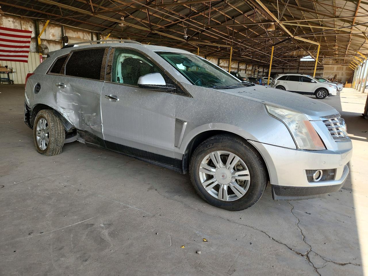 2014 Cadillac Srx Luxury Collection Silver vin: 3GYFNBE31ES516825