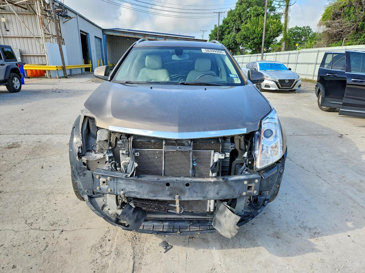 2014 Cadillac Srx Luxury Collection Brown vin: 3GYFNBE31ES564924