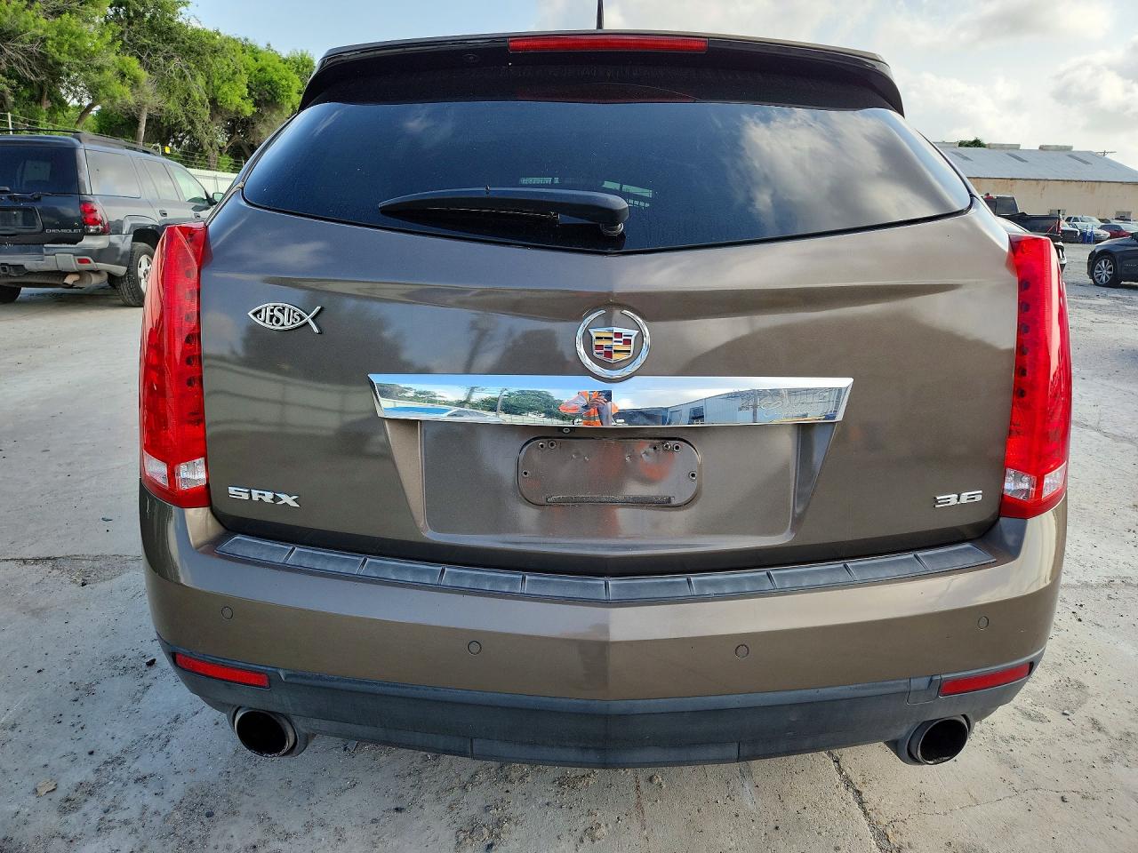 2014 Cadillac Srx Luxury Collection Brown vin: 3GYFNBE31ES564924