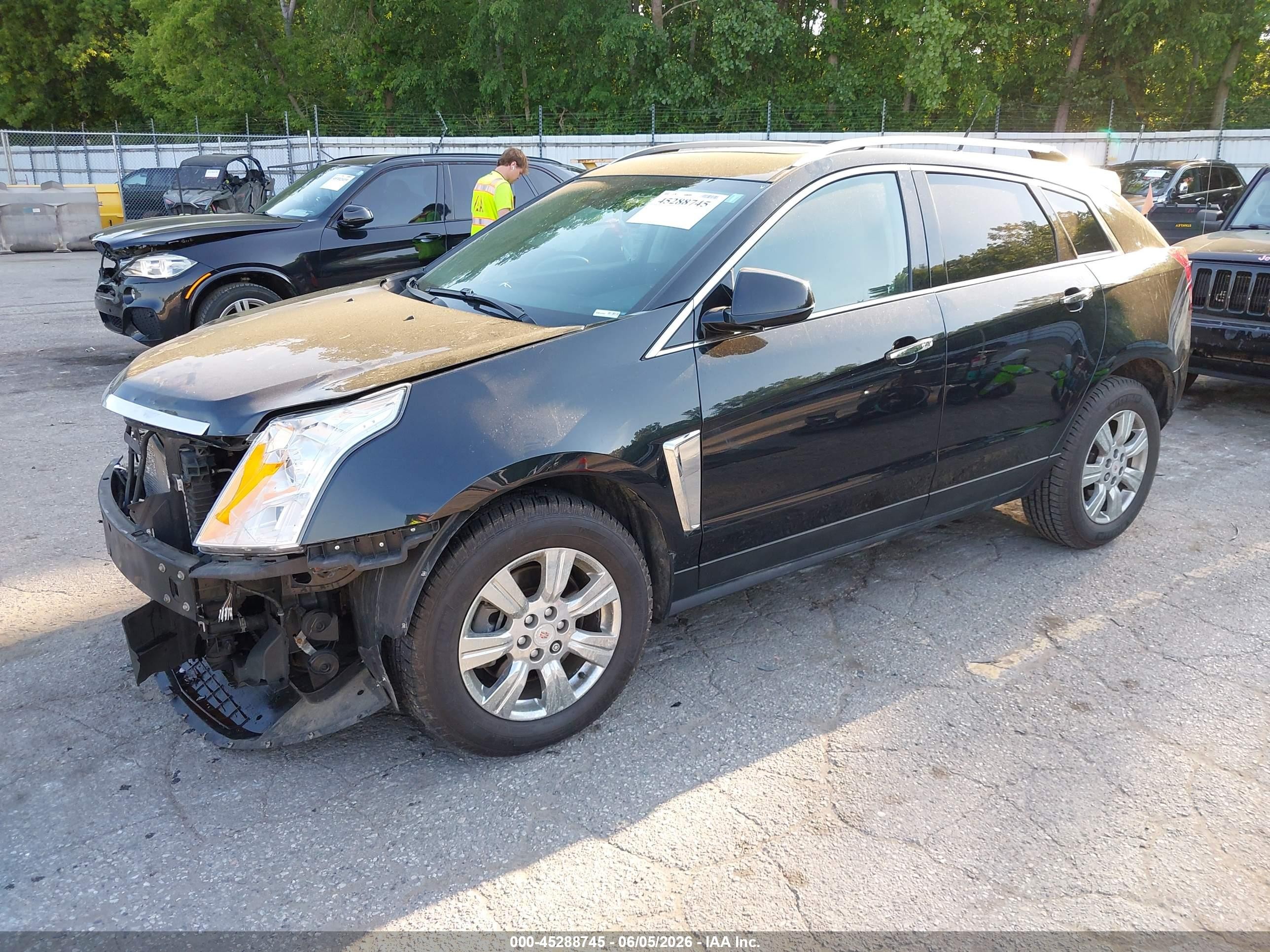 2014 Cadillac Srx Luxury Collection Black vin: 3GYFNBE31ES573431