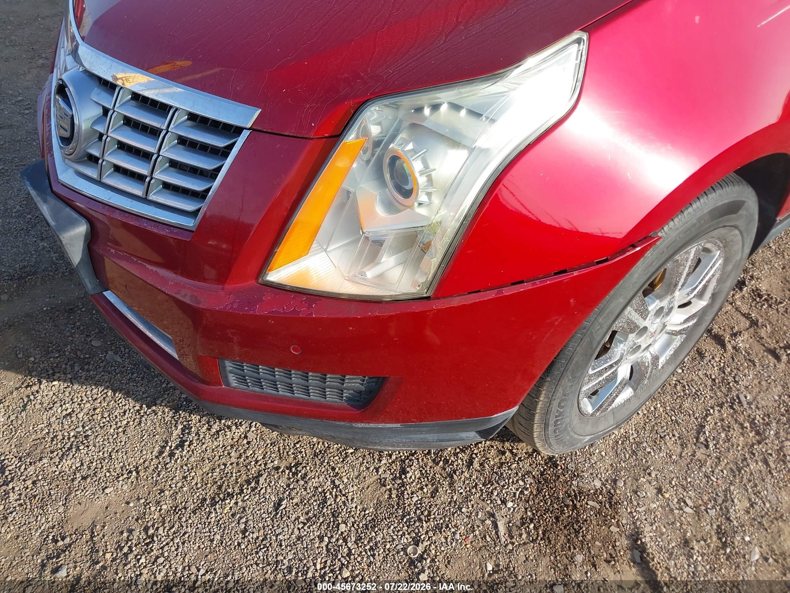 2014 Cadillac Srx Luxury Collection Red vin: 3GYFNBE31ES609148