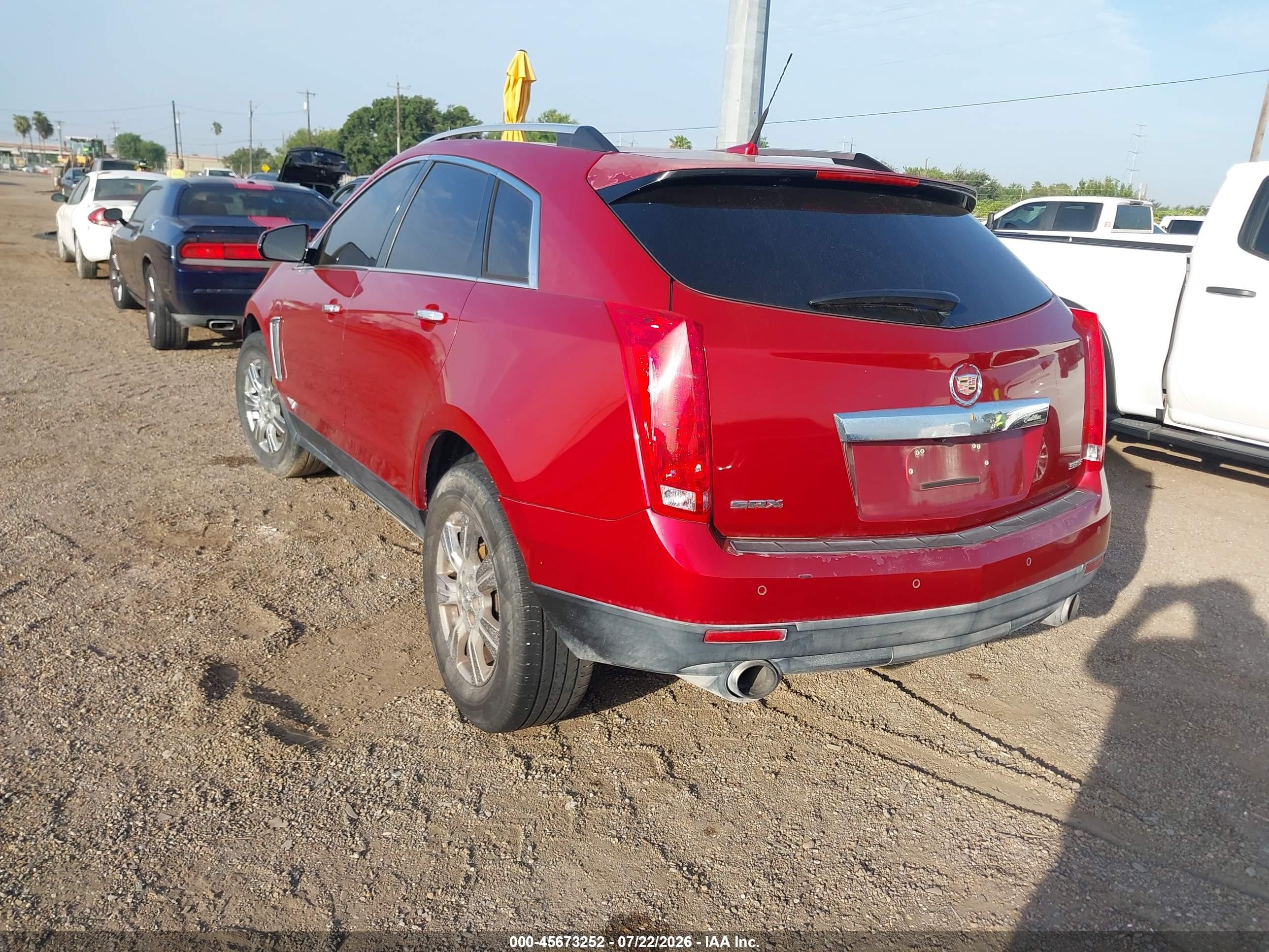 2014 Cadillac Srx Luxury Collection Red vin: 3GYFNBE31ES609148
