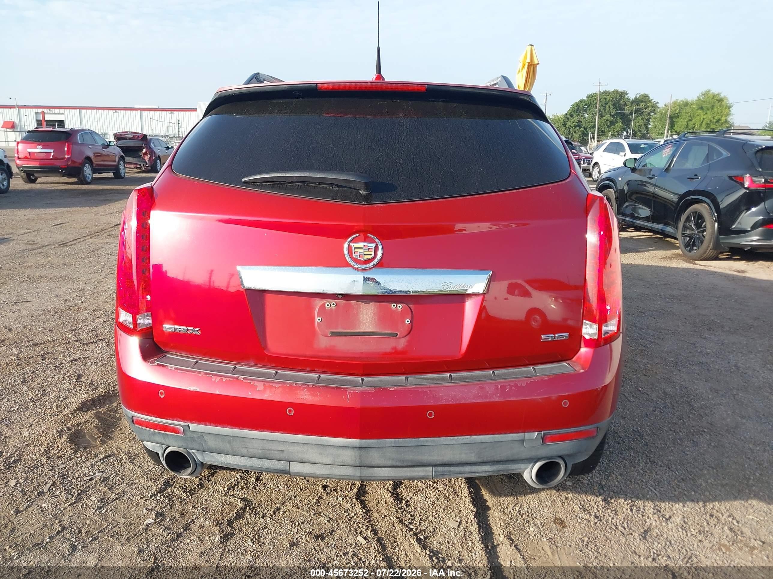 2014 Cadillac Srx Luxury Collection Red vin: 3GYFNBE31ES609148