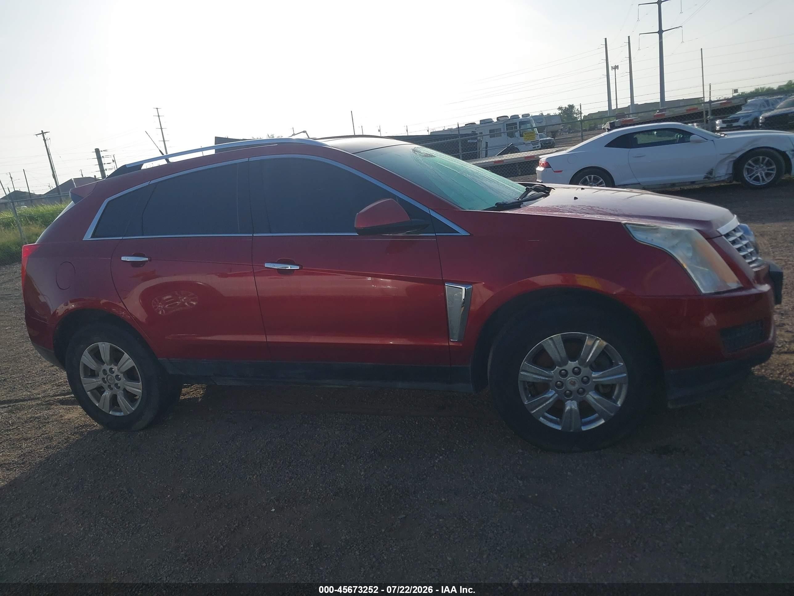 2014 Cadillac Srx Luxury Collection Red vin: 3GYFNBE31ES609148