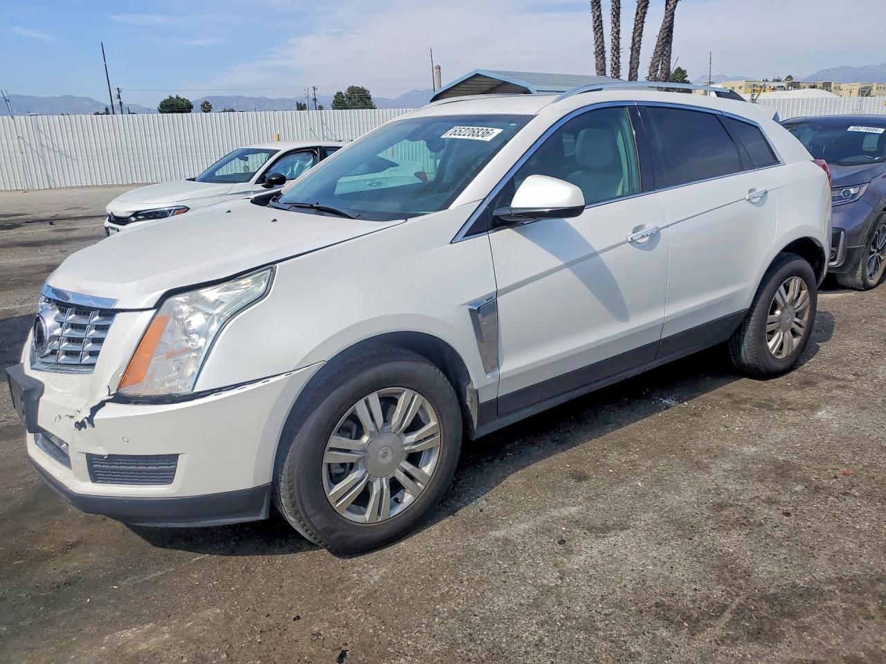 2014 Cadillac Srx Luxury Collection White vin: 3GYFNBE31ES635653