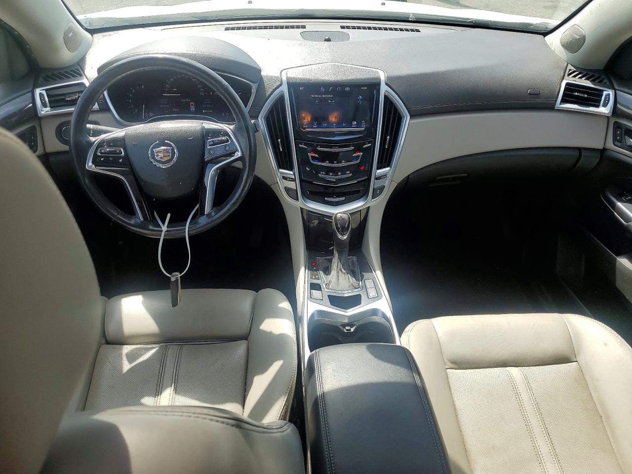 2014 Cadillac Srx Luxury Collection White vin: 3GYFNBE31ES635653