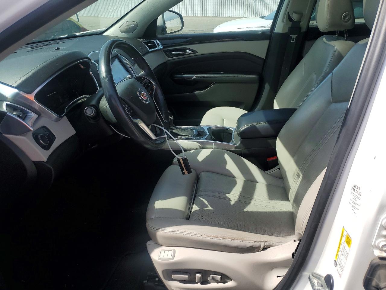 2014 Cadillac Srx Luxury Collection White vin: 3GYFNBE31ES635653