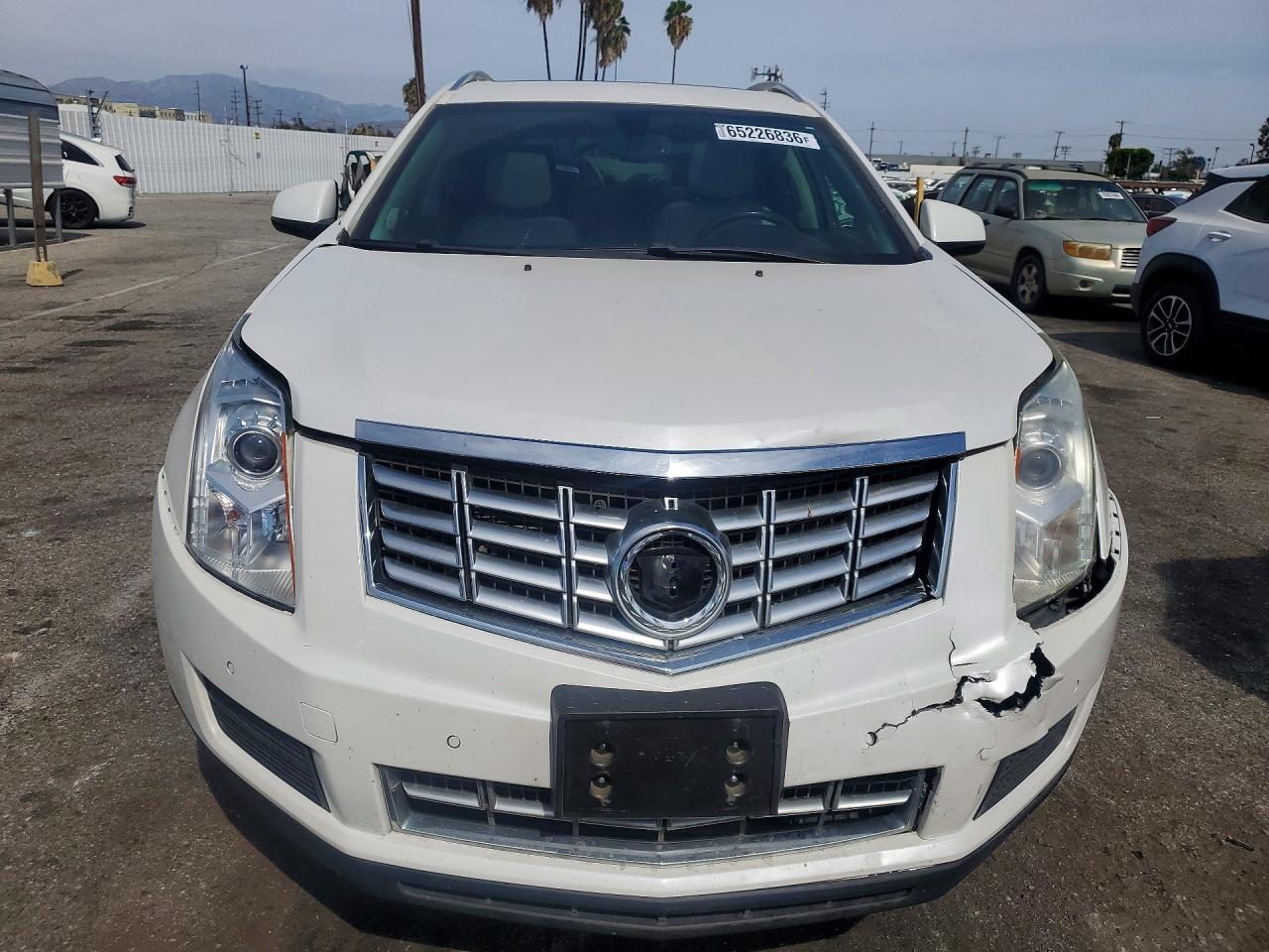 2014 Cadillac Srx Luxury Collection White vin: 3GYFNBE31ES635653