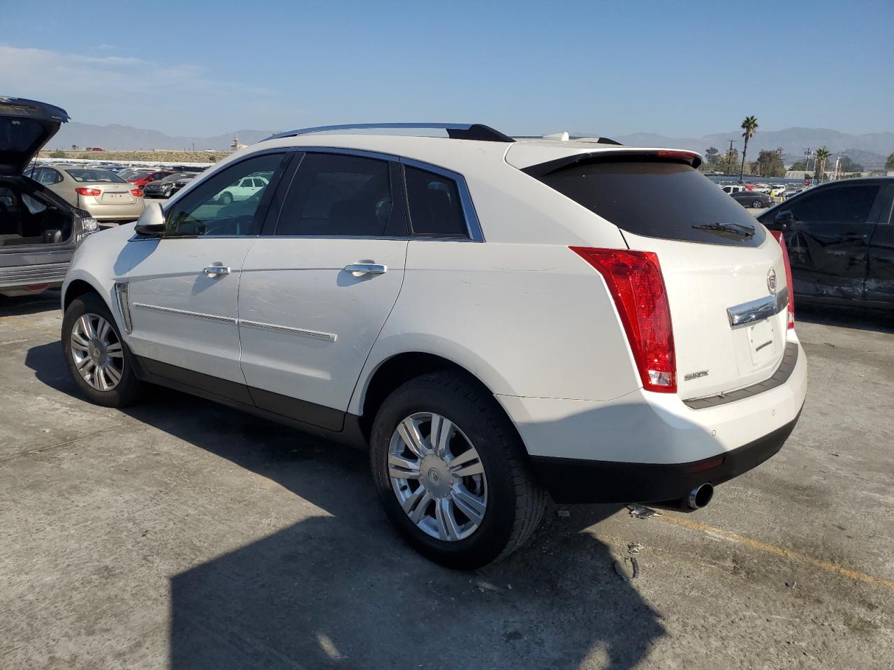 2014 Cadillac Srx Luxury Collection White vin: 3GYFNBE31ES651206