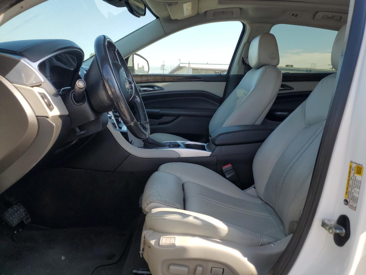 2014 Cadillac Srx Luxury Collection White vin: 3GYFNBE31ES651206