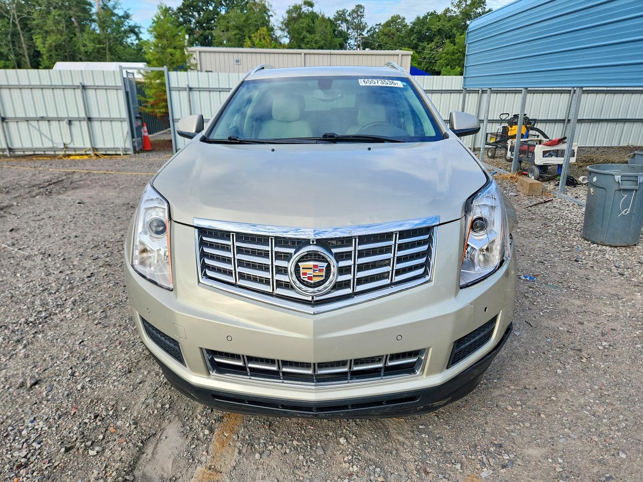 2014 Cadillac Srx Luxury Collection Cream vin: 3GYFNBE31ES658995