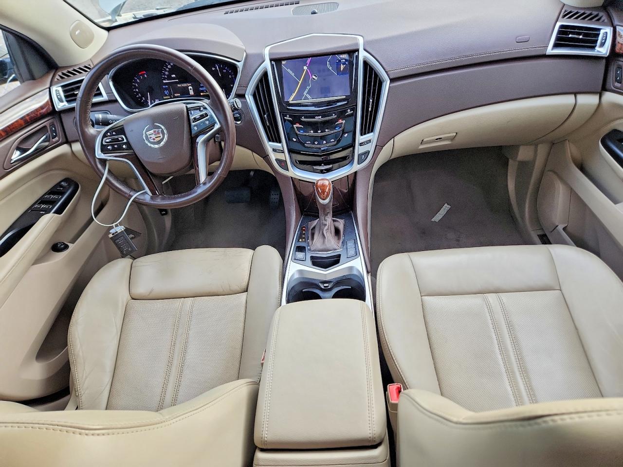 2014 Cadillac Srx Luxury Collection Cream vin: 3GYFNBE31ES658995