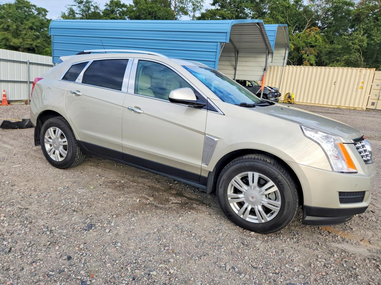 2014 Cadillac Srx Luxury Collection Cream vin: 3GYFNBE31ES658995