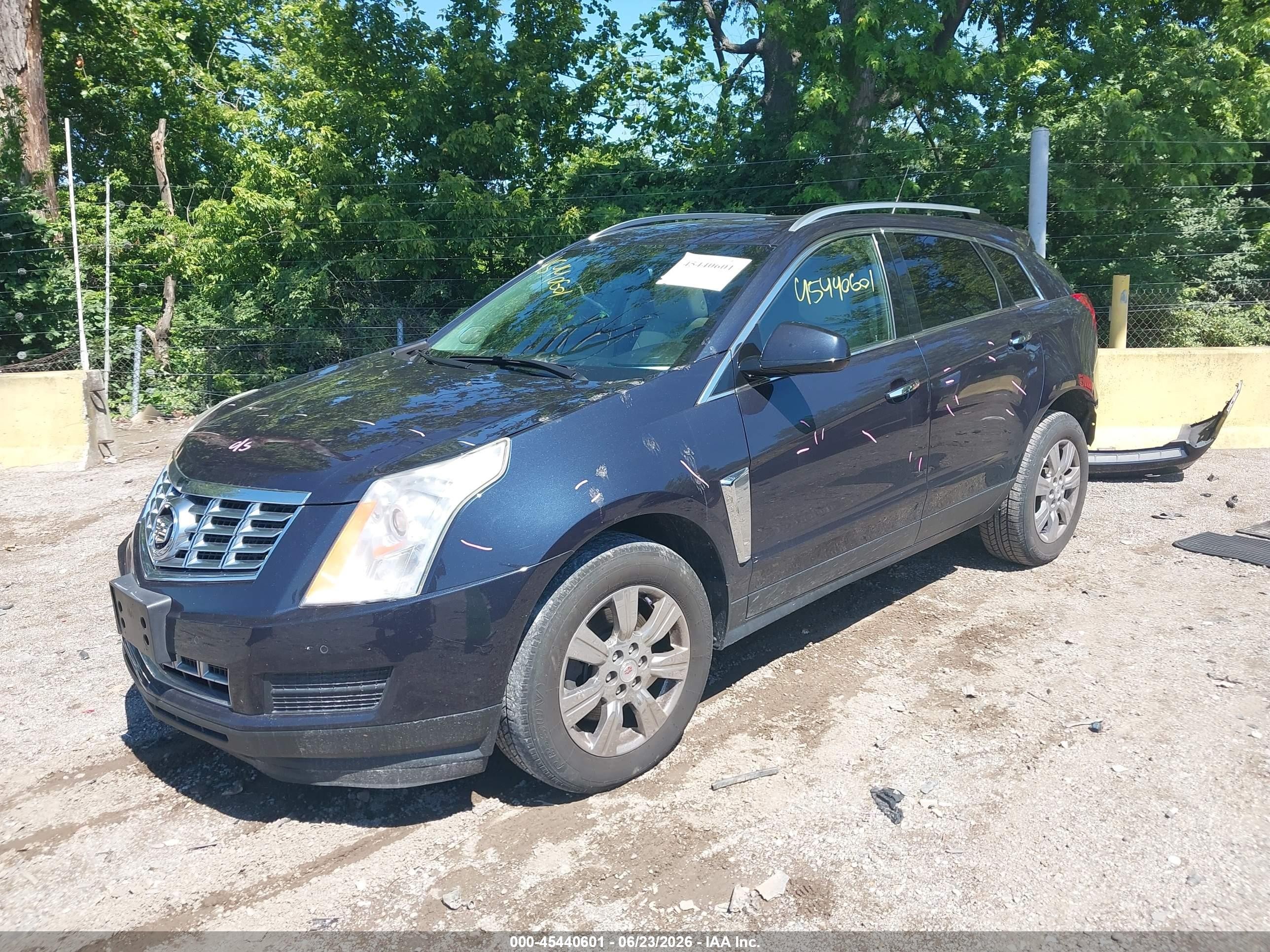 2014 Cadillac Srx Luxury Collection Синий vin: 3GYFNBE31ES674663