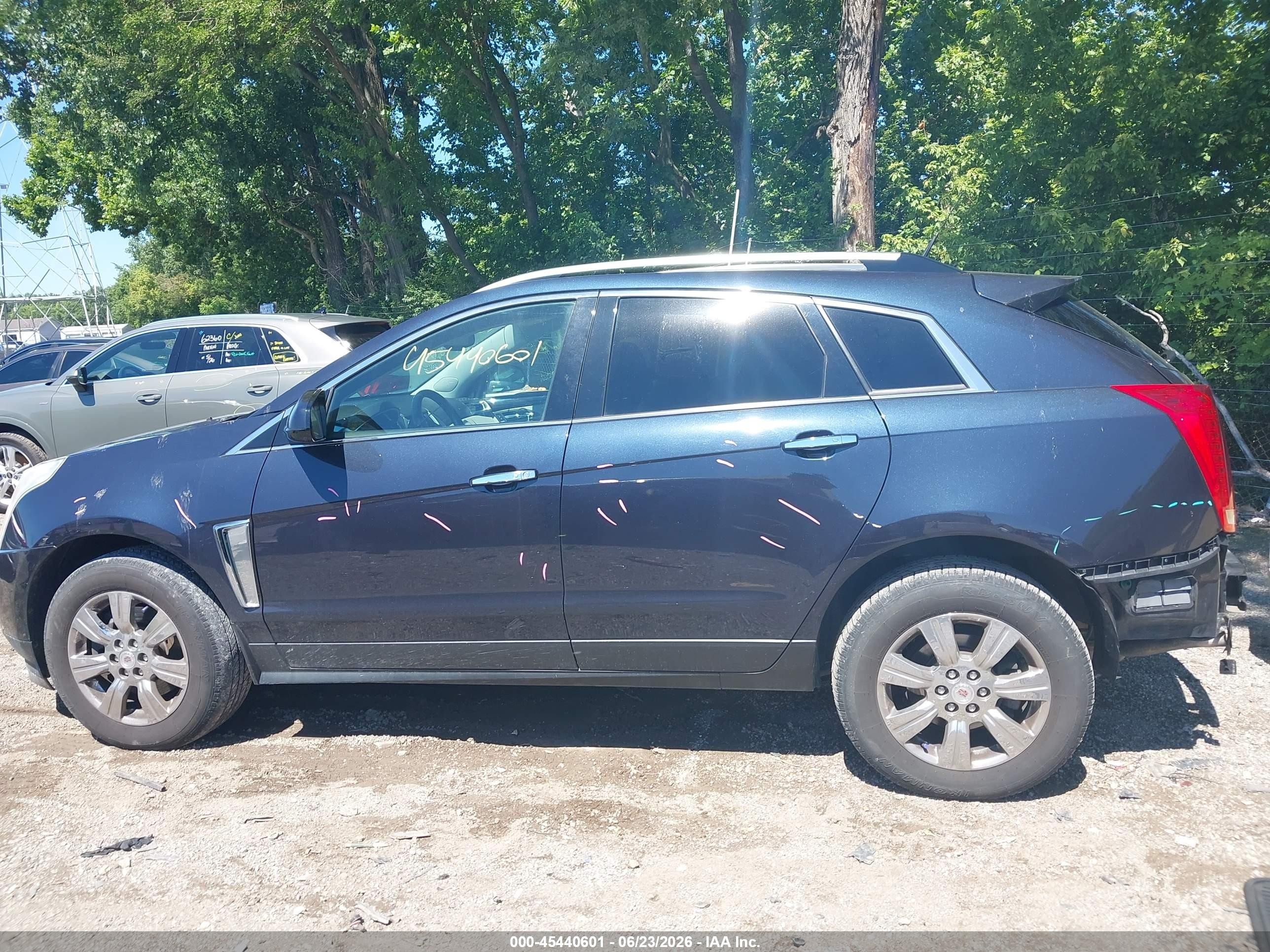 2014 Cadillac Srx Luxury Collection Синий vin: 3GYFNBE31ES674663