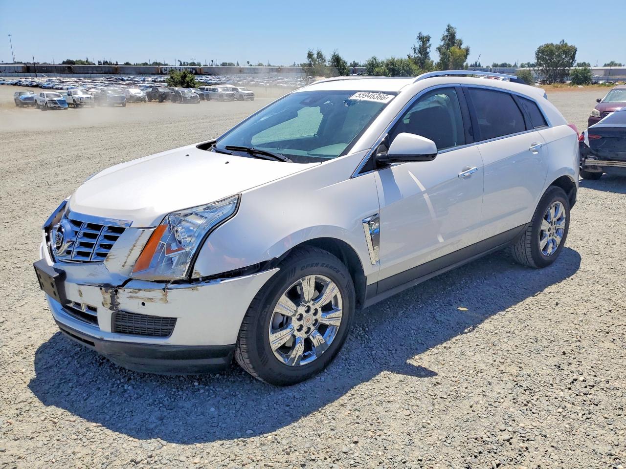 2014 Cadillac Srx Luxury Collection White vin: 3GYFNBE31ES687249