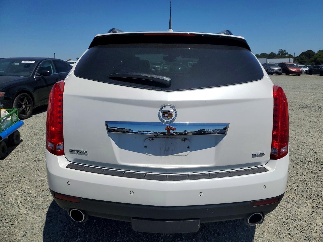 2014 Cadillac Srx Luxury Collection White vin: 3GYFNBE31ES687249