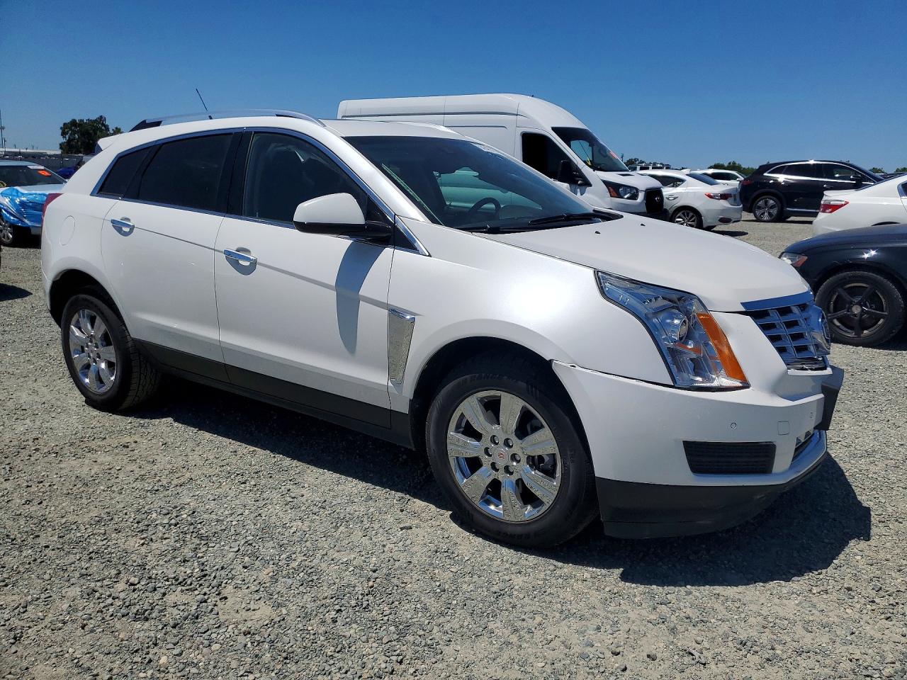 2014 Cadillac Srx Luxury Collection White vin: 3GYFNBE31ES687249