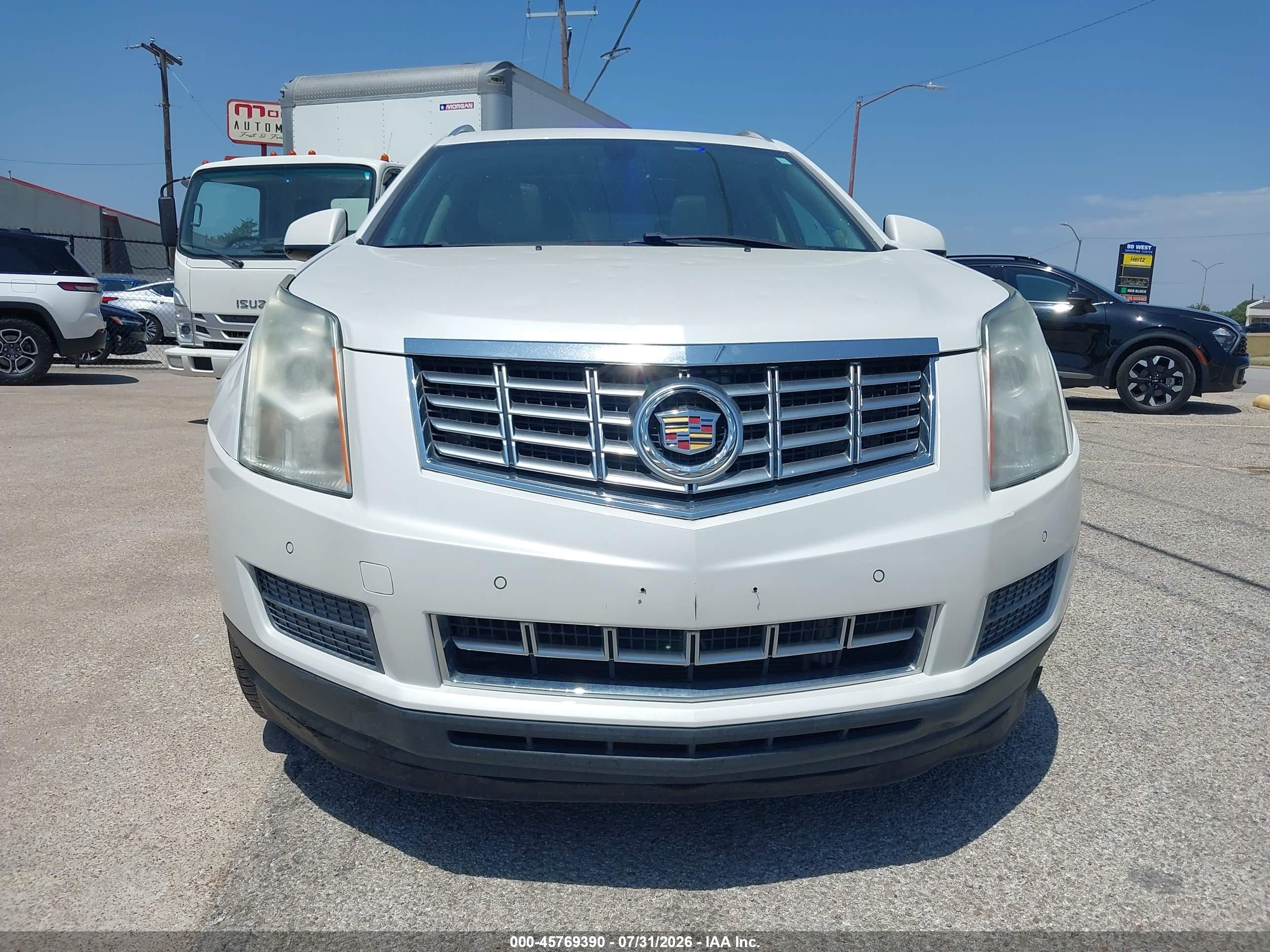 2015 Cadillac Srx Luxury Collection White vin: 3GYFNBE31FS526028
