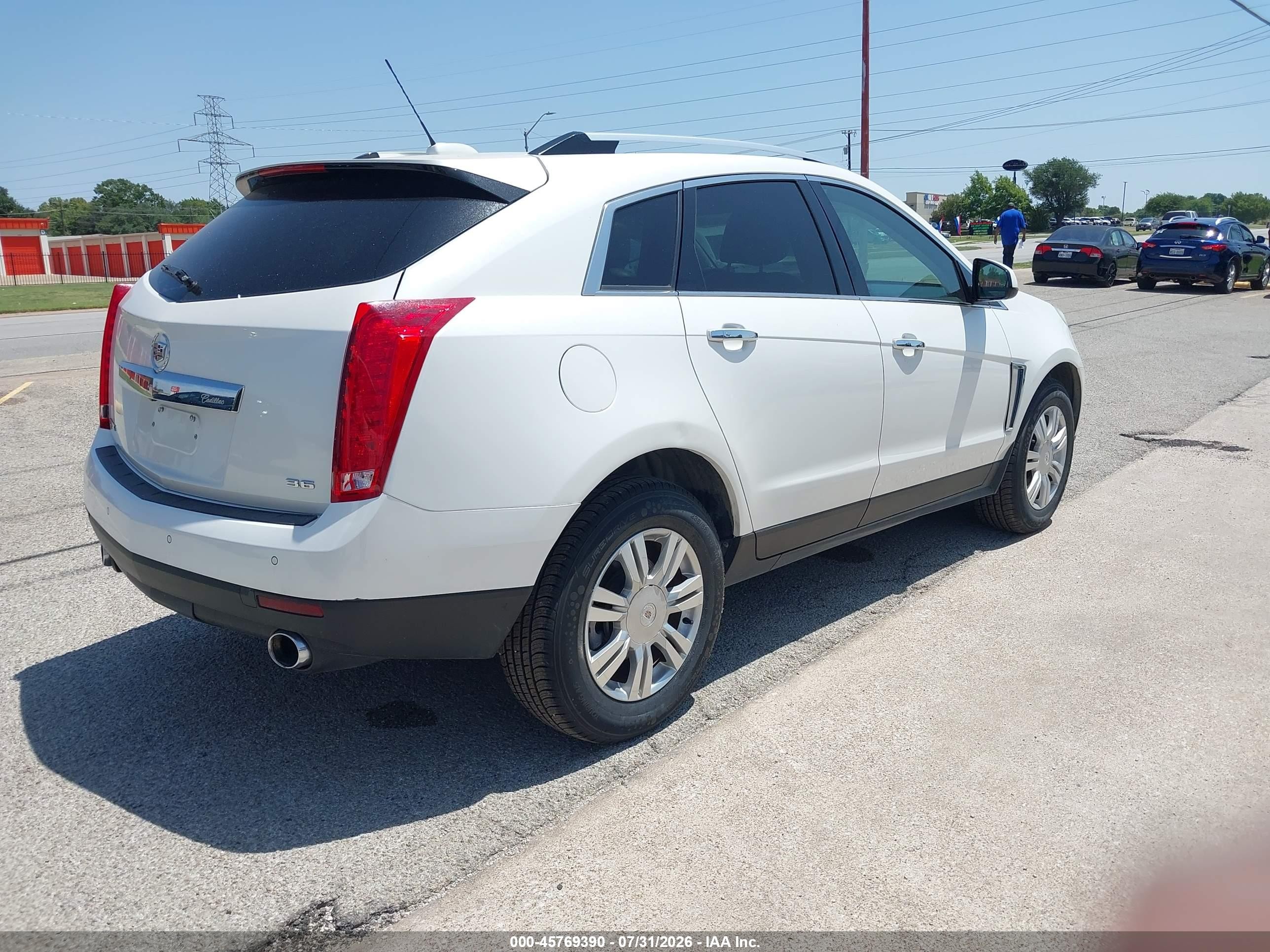 2015 Cadillac Srx Luxury Collection White vin: 3GYFNBE31FS526028