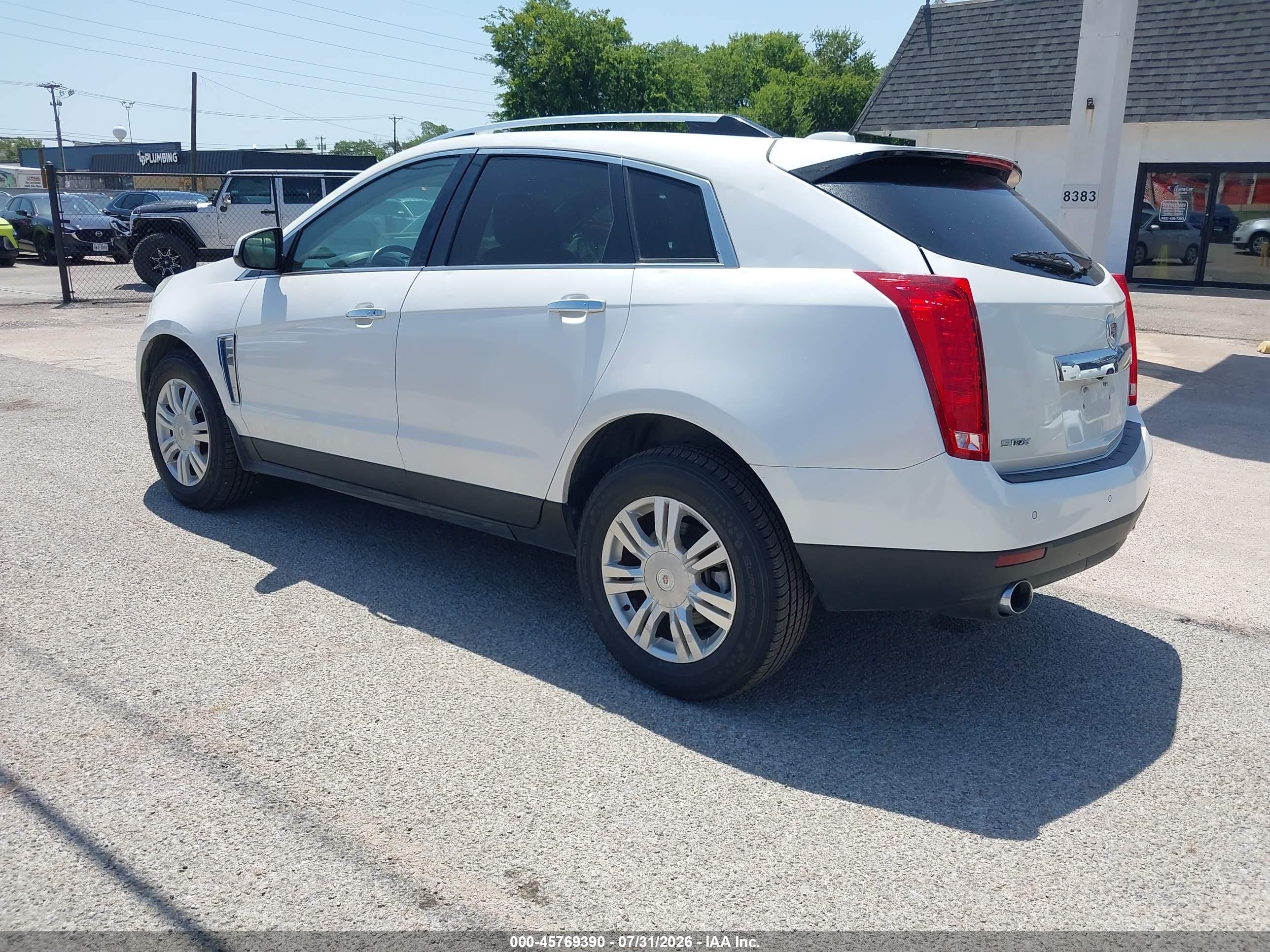 2015 Cadillac Srx Luxury Collection White vin: 3GYFNBE31FS526028