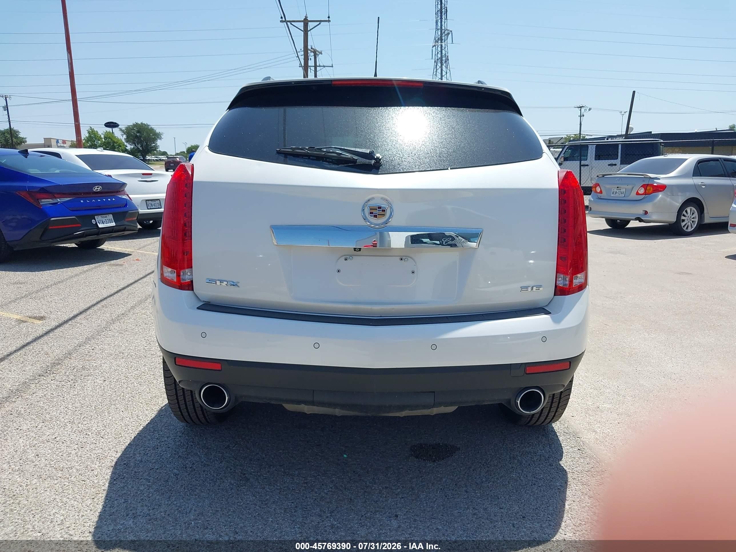 2015 Cadillac Srx Luxury Collection White vin: 3GYFNBE31FS526028
