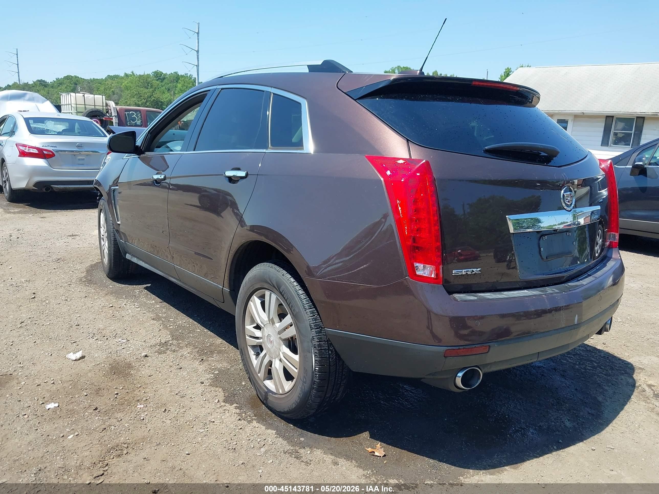 2015 Cadillac Srx Luxury Collection Burgundy vin: 3GYFNBE31FS562270