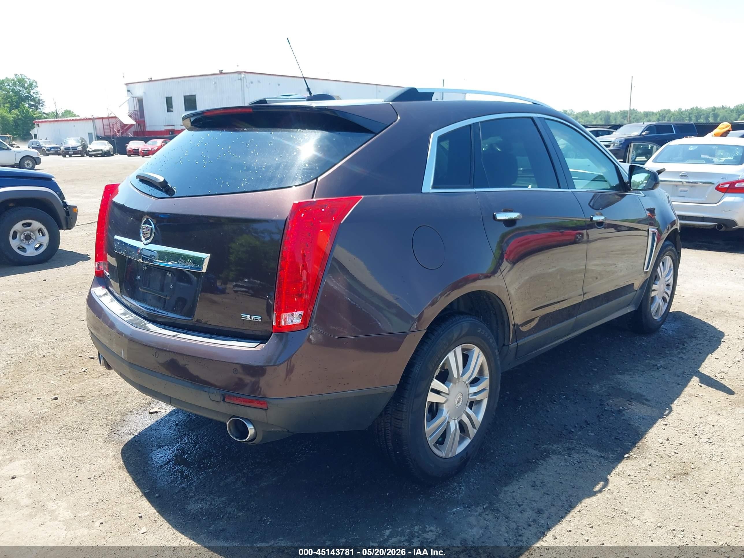 2015 Cadillac Srx Luxury Collection Burgundy vin: 3GYFNBE31FS562270