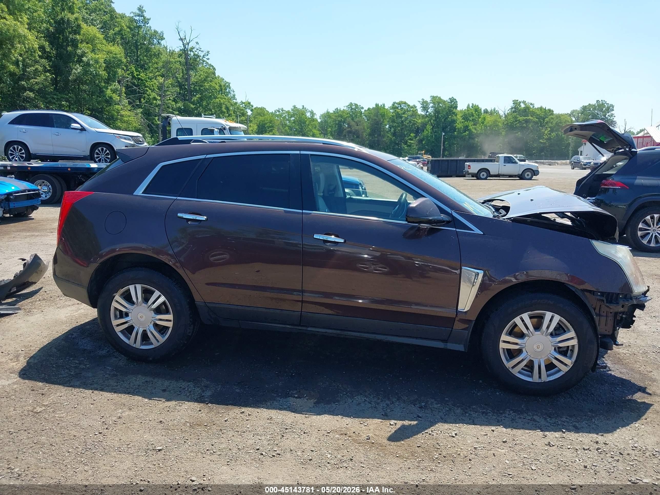 2015 Cadillac Srx Luxury Collection Burgundy vin: 3GYFNBE31FS562270