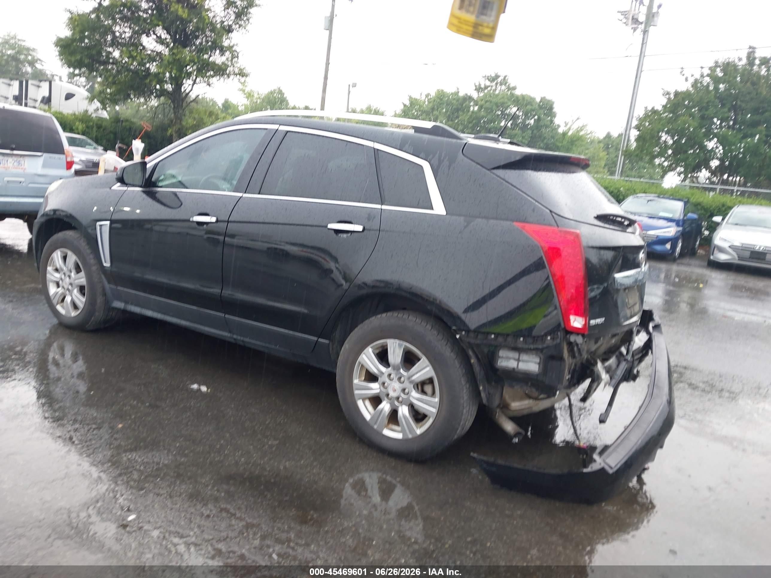 2015 Cadillac Srx Luxury Collection Black vin: 3GYFNBE31FS568666