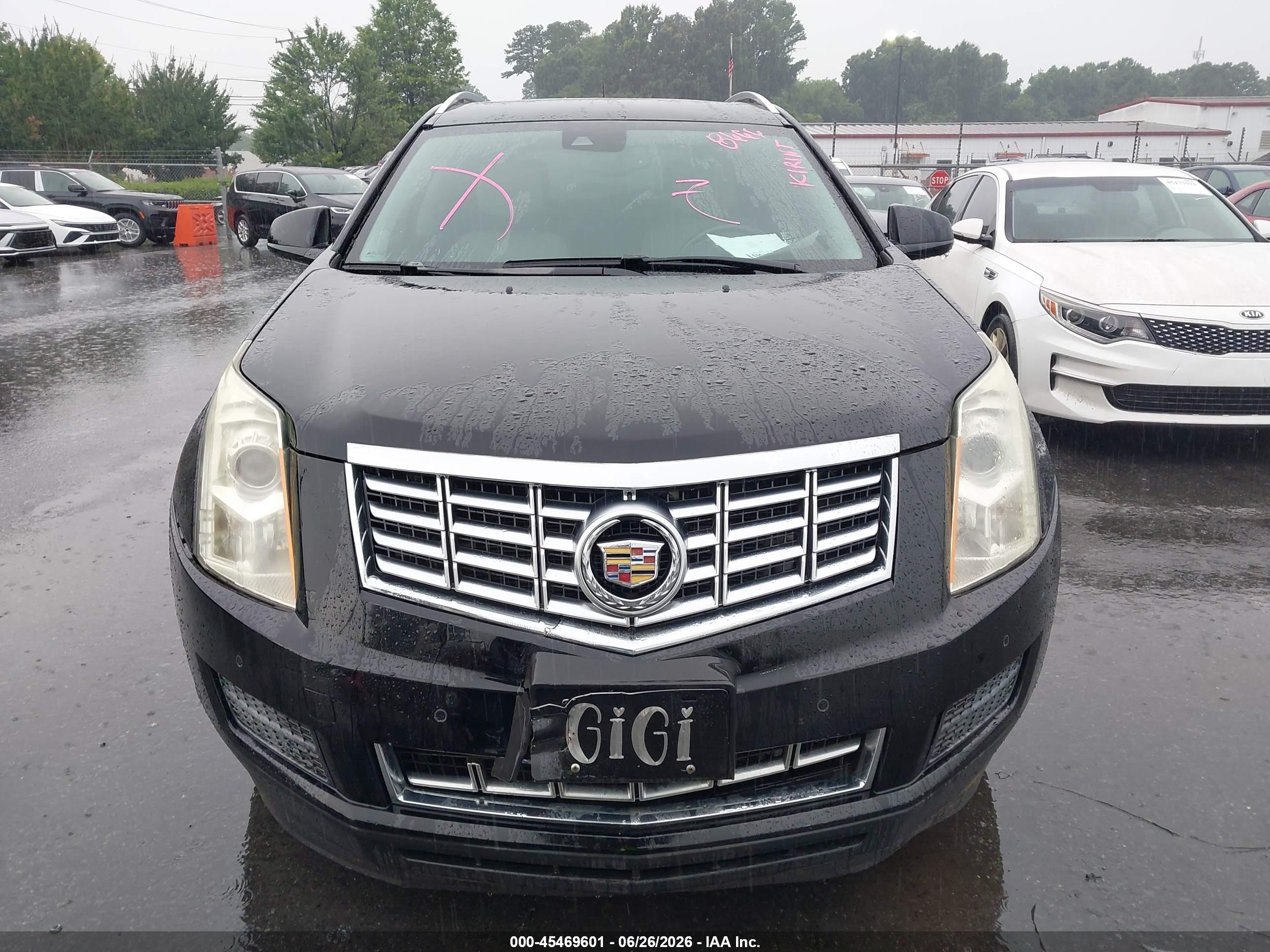 2015 Cadillac Srx Luxury Collection Black vin: 3GYFNBE31FS568666
