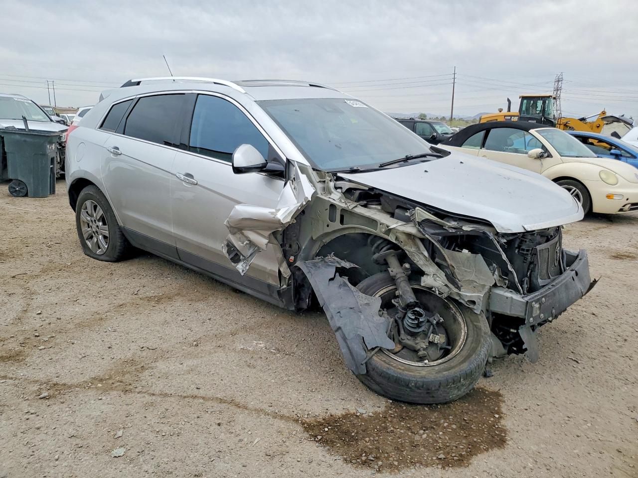 2015 Cadillac Srx Silver vin: 3GYFNBE31FS619678