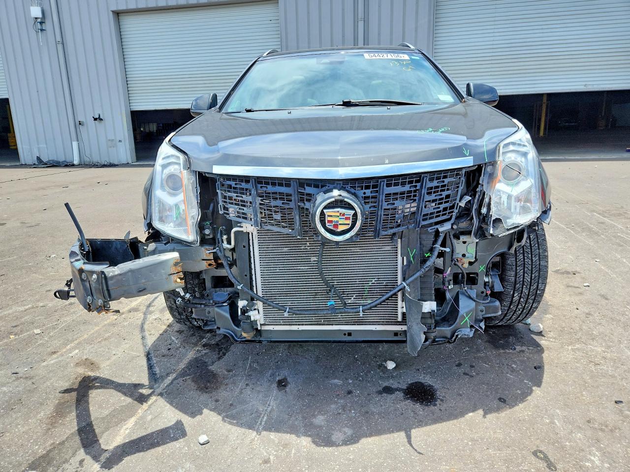2015 Cadillac Srx Luxury Collection Серый vin: 3GYFNBE31FS641227