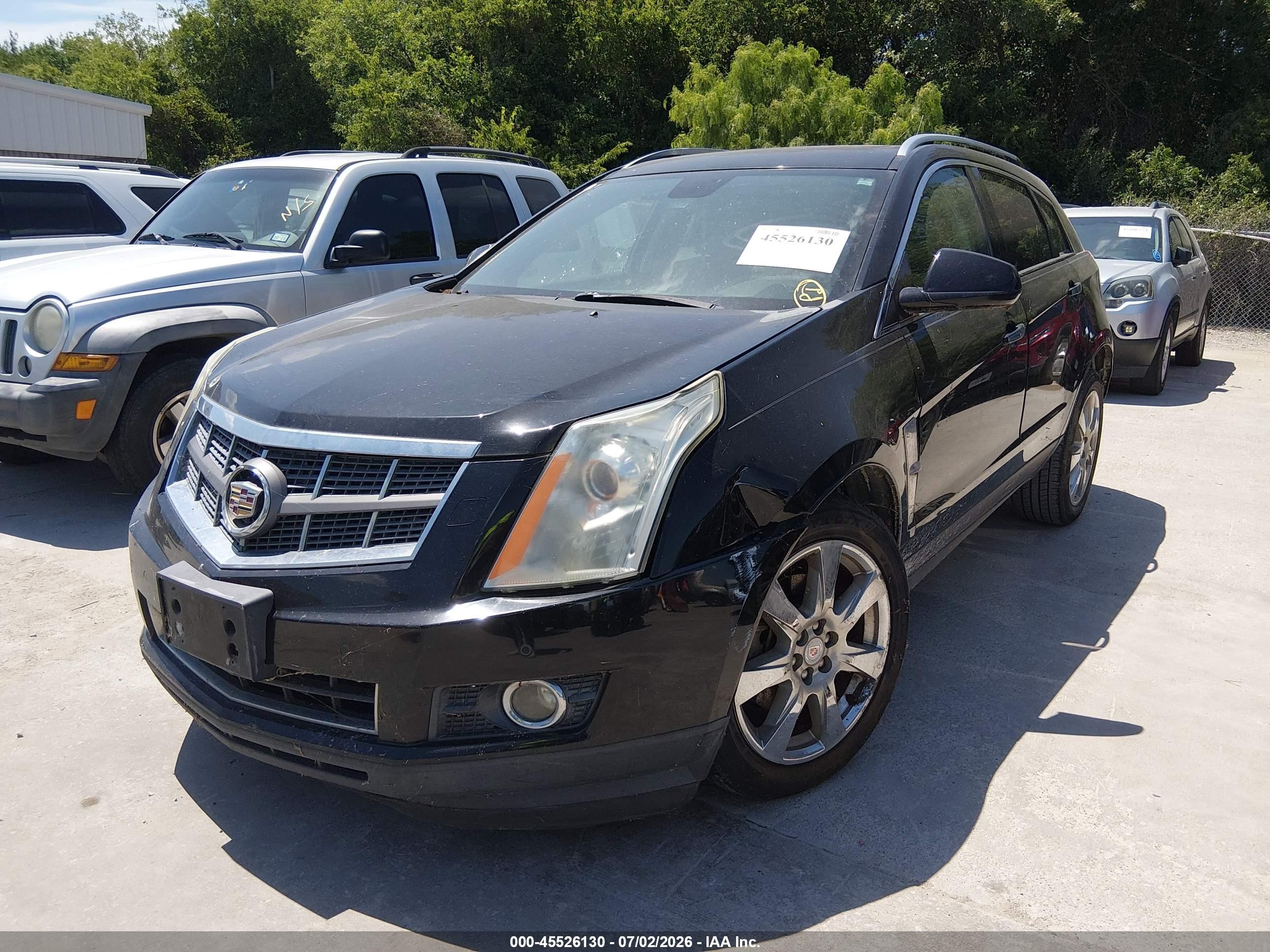 2012 Cadillac Srx Performance Collection Black vin: 3GYFNBE32CS641202