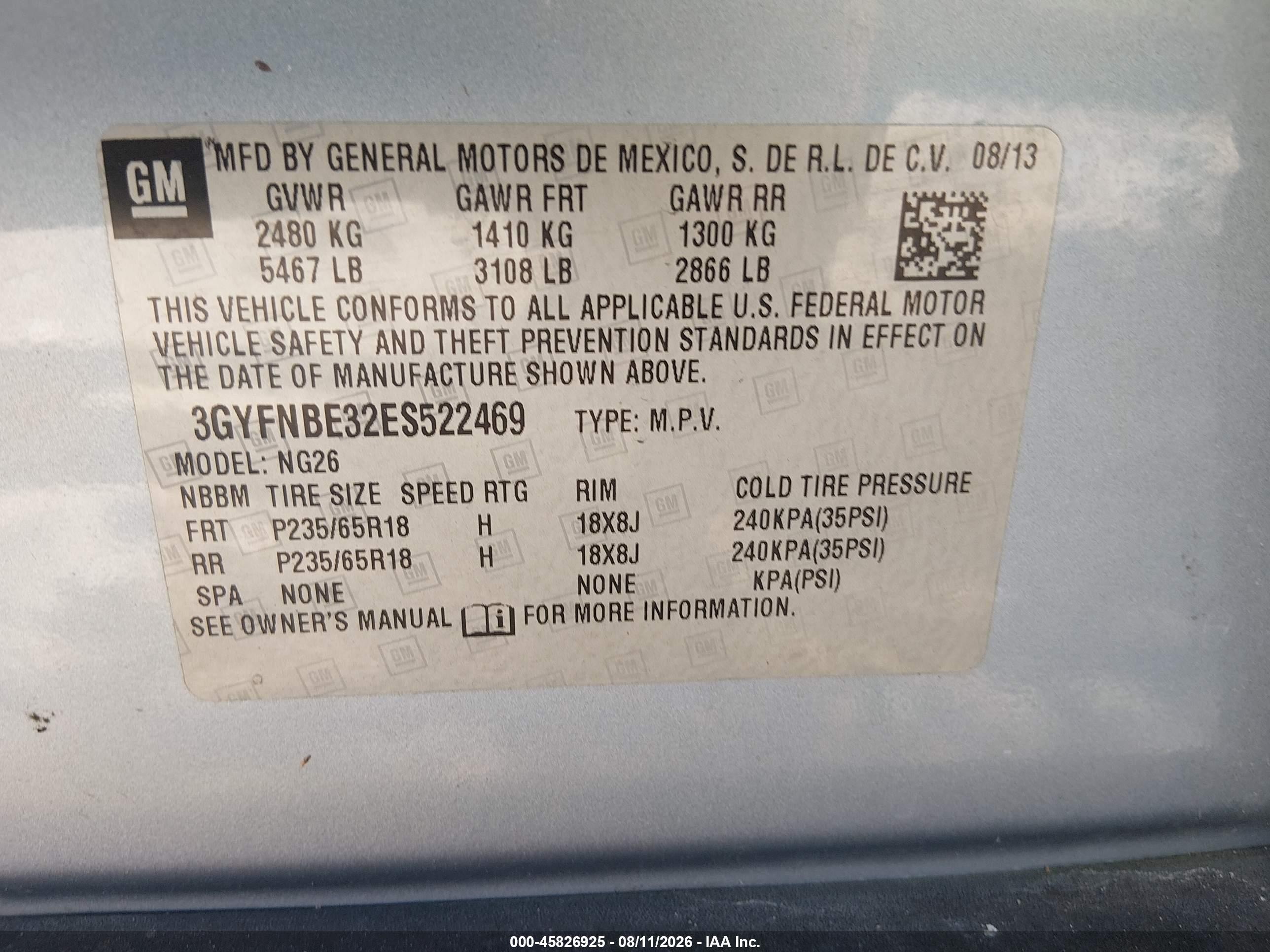 2014 Cadillac Srx Luxury Collection Серый vin: 3GYFNBE32ES522469