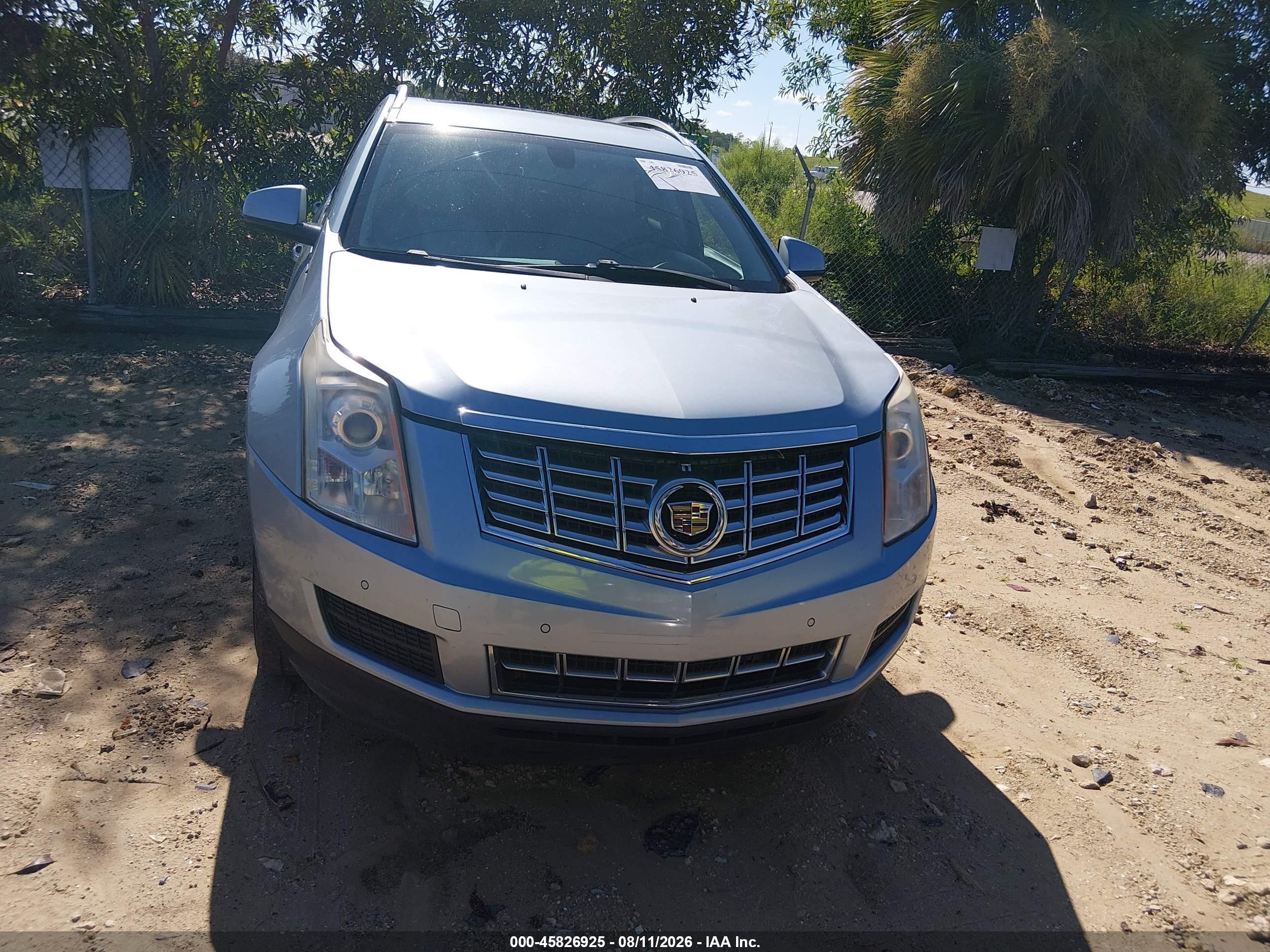 2014 Cadillac Srx Luxury Collection Серый vin: 3GYFNBE32ES522469