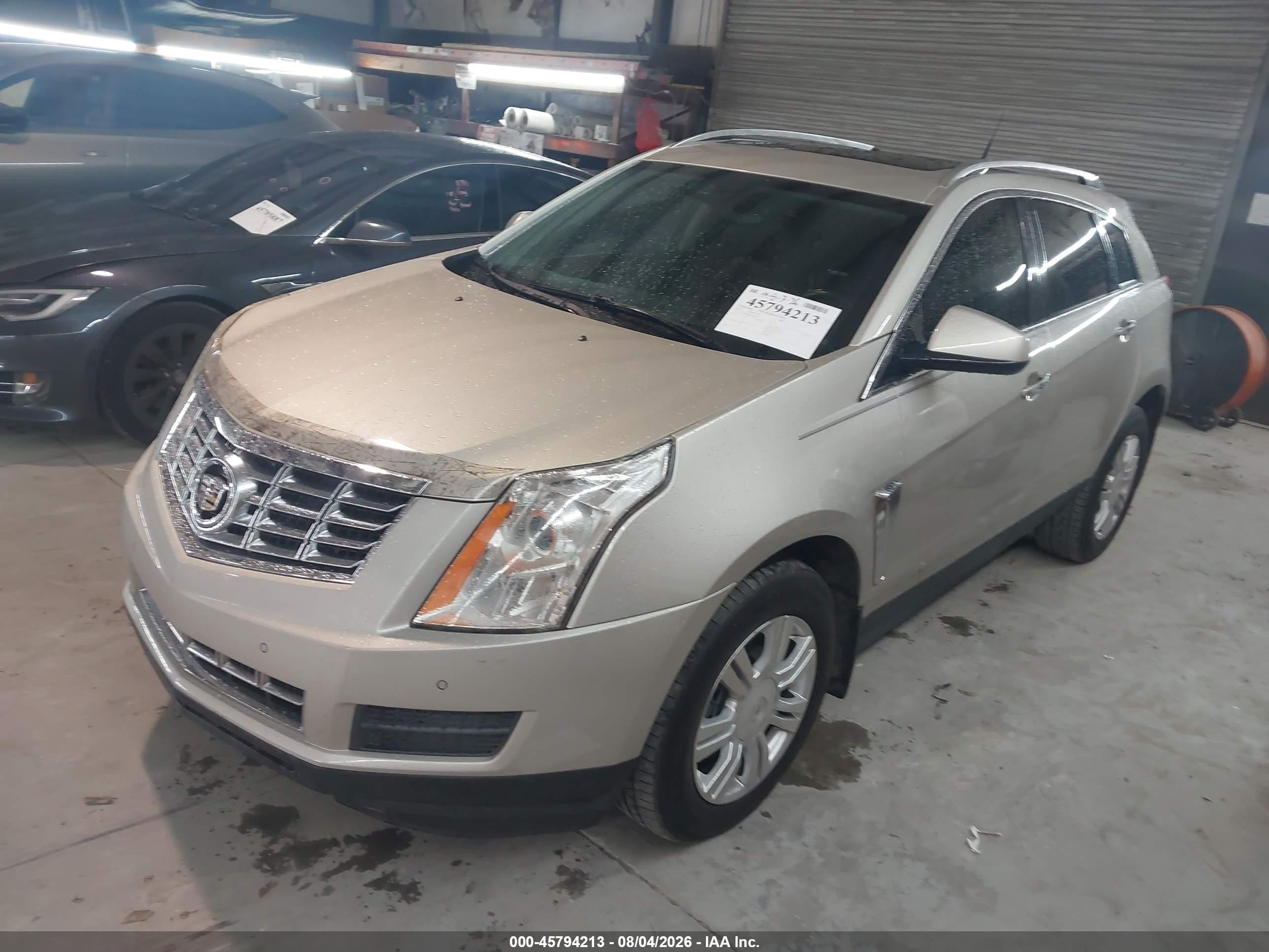 2014 Cadillac Srx Luxury Collection Silver vin: 3GYFNBE32ES566598