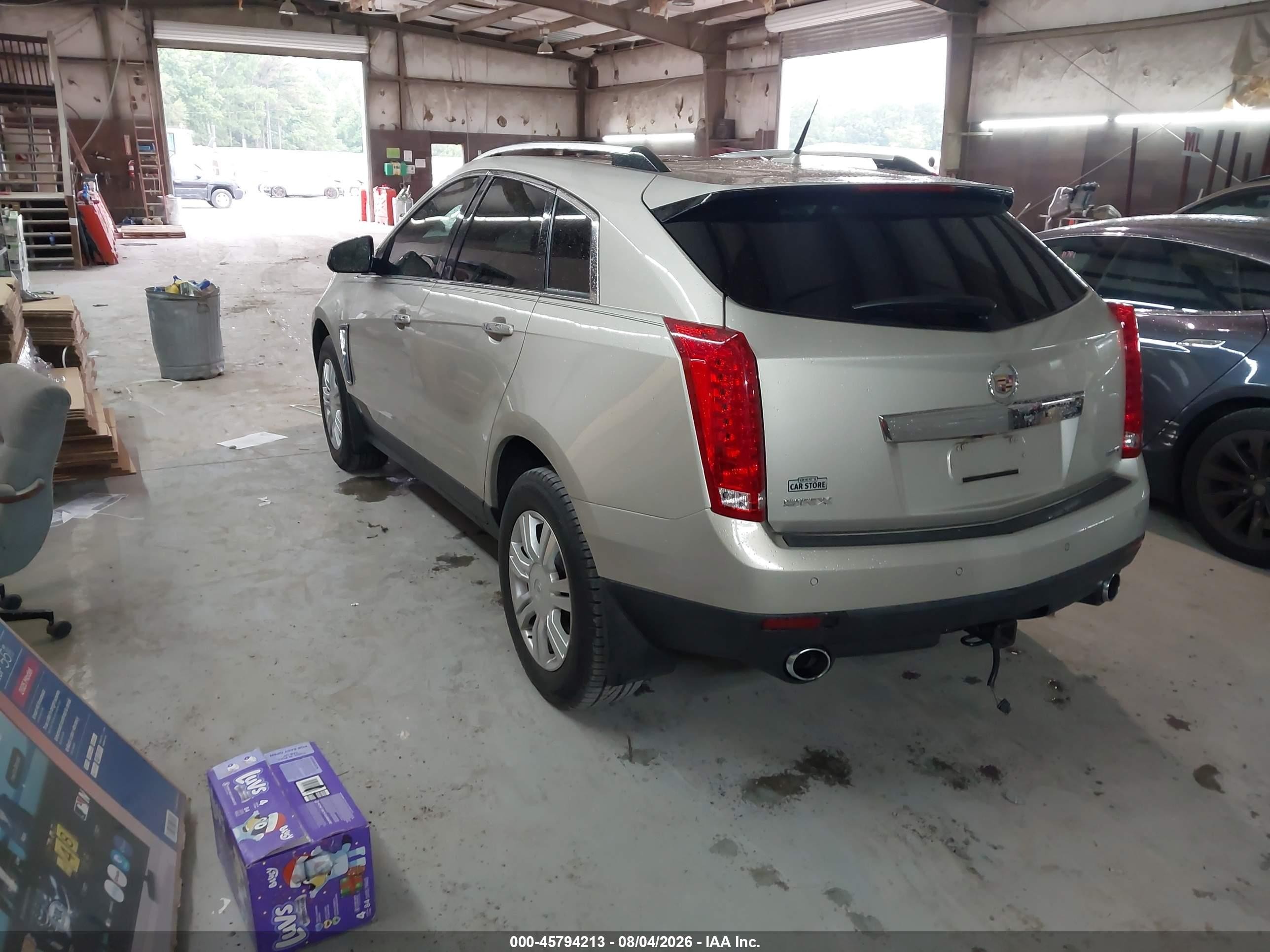 2014 Cadillac Srx Luxury Collection Silver vin: 3GYFNBE32ES566598
