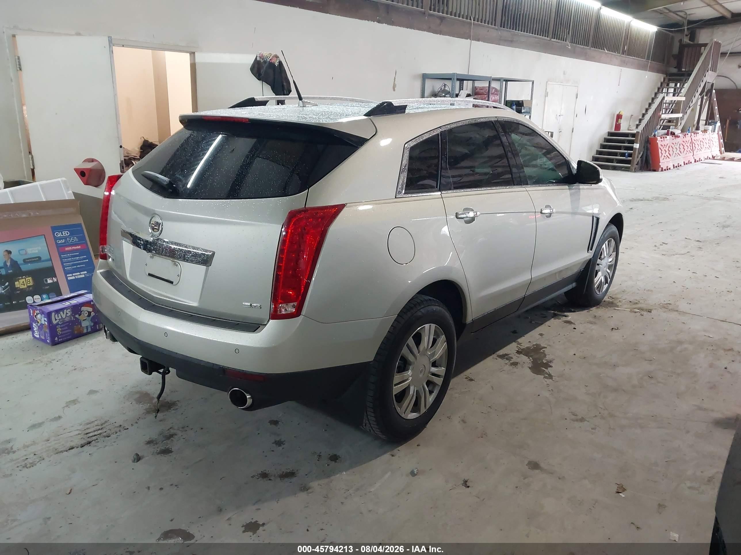 2014 Cadillac Srx Luxury Collection Silver vin: 3GYFNBE32ES566598