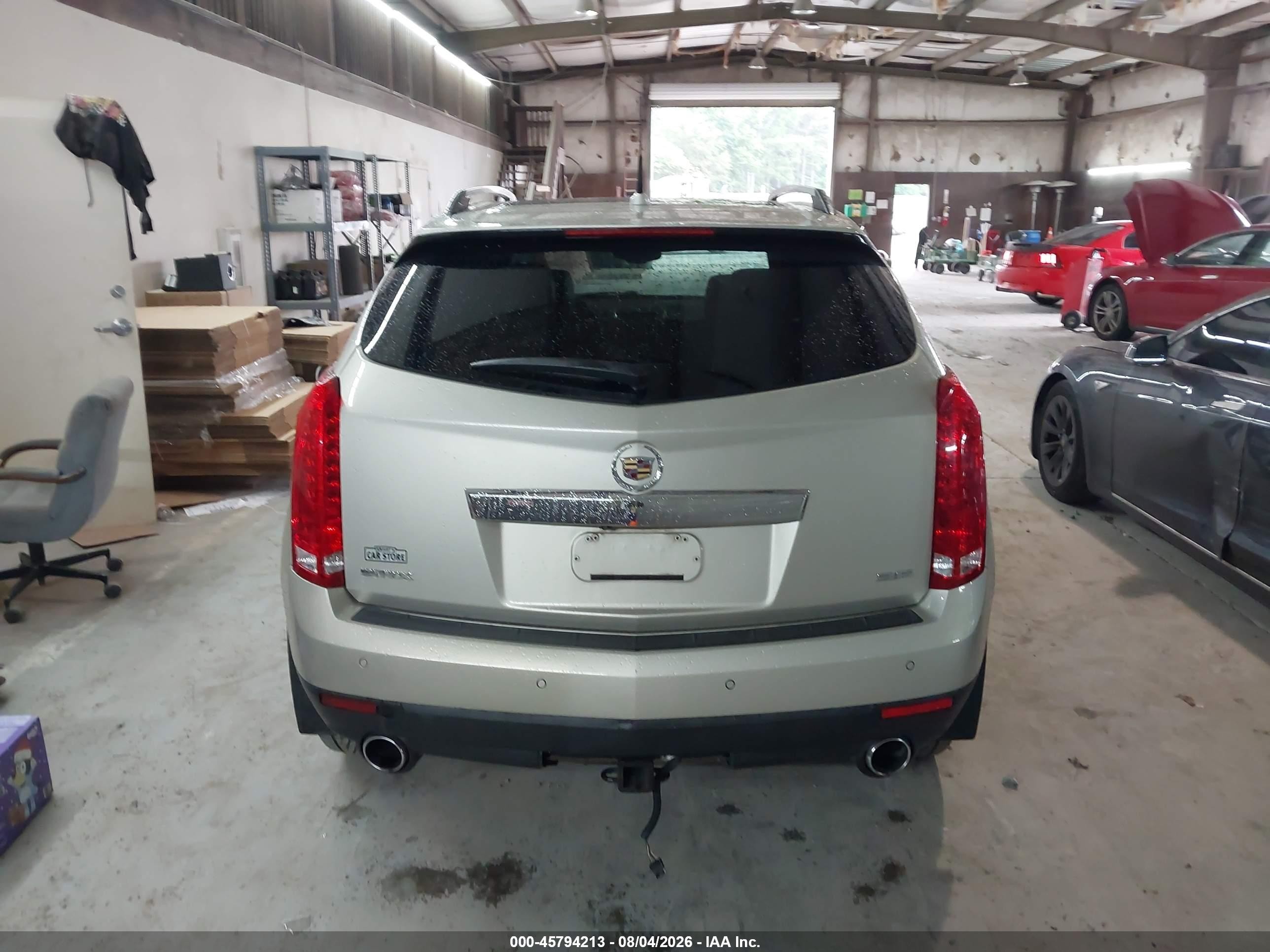 2014 Cadillac Srx Luxury Collection Silver vin: 3GYFNBE32ES566598