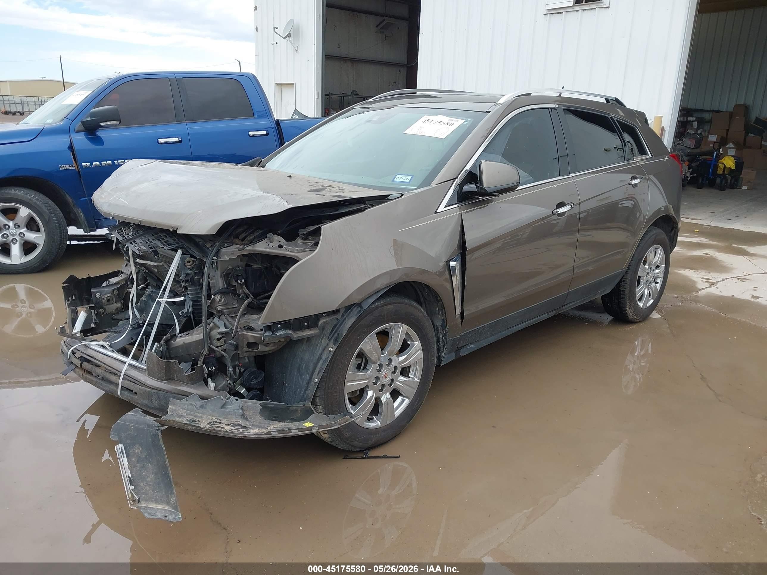 2014 Cadillac Srx Luxury Collection Brown vin: 3GYFNBE32ES597527