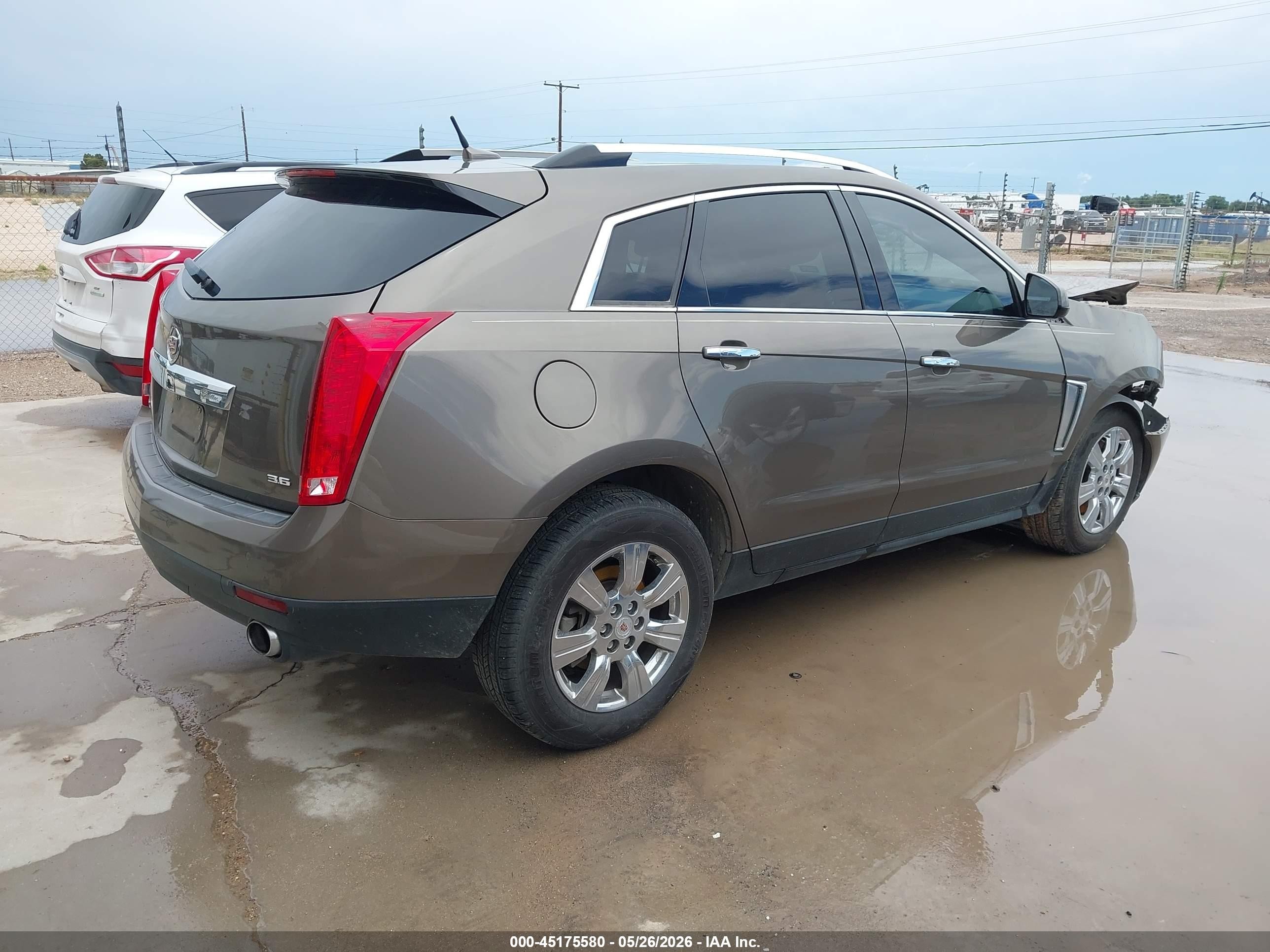 2014 Cadillac Srx Luxury Collection Brown vin: 3GYFNBE32ES597527
