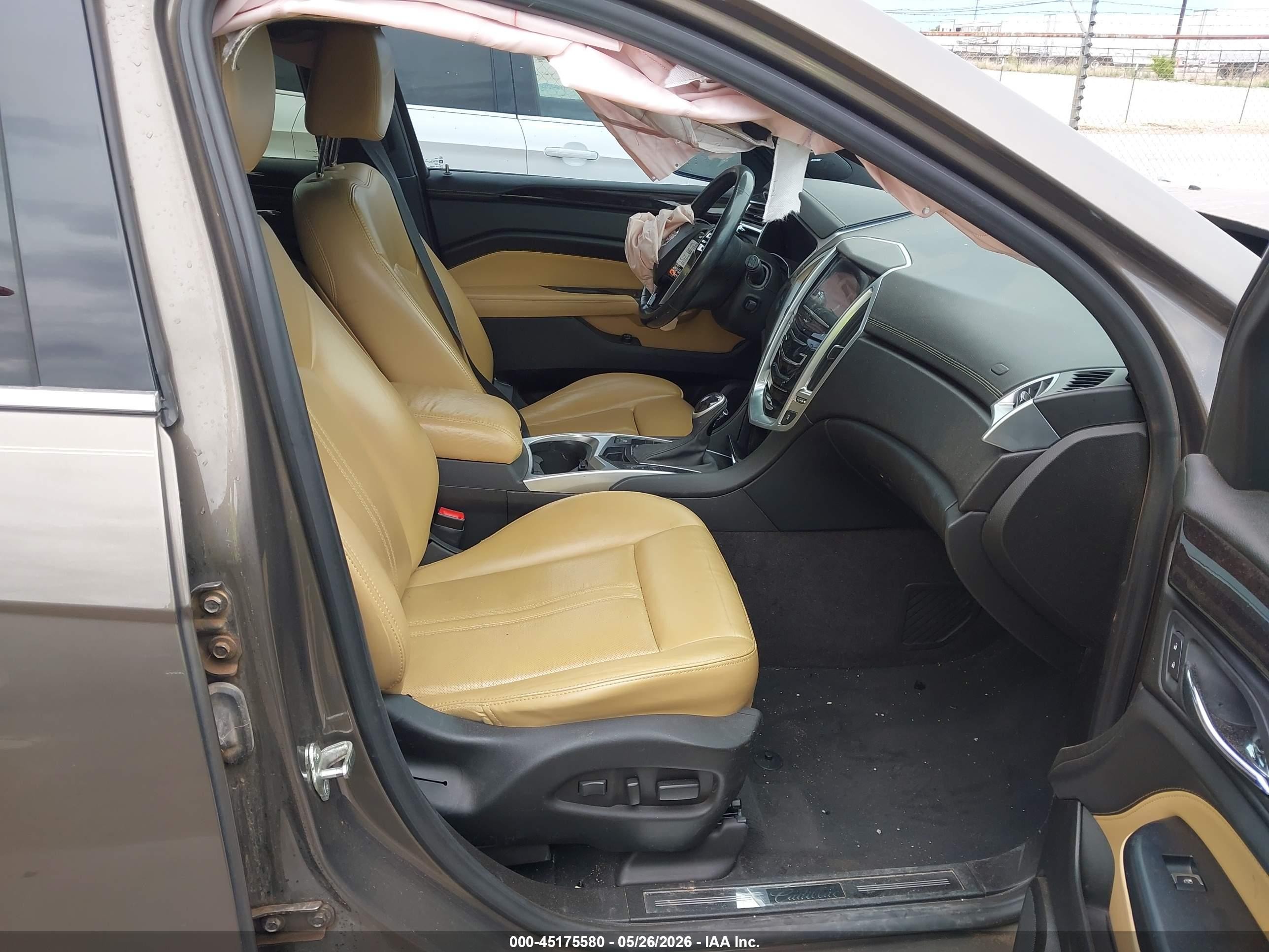 2014 Cadillac Srx Luxury Collection Brown vin: 3GYFNBE32ES597527